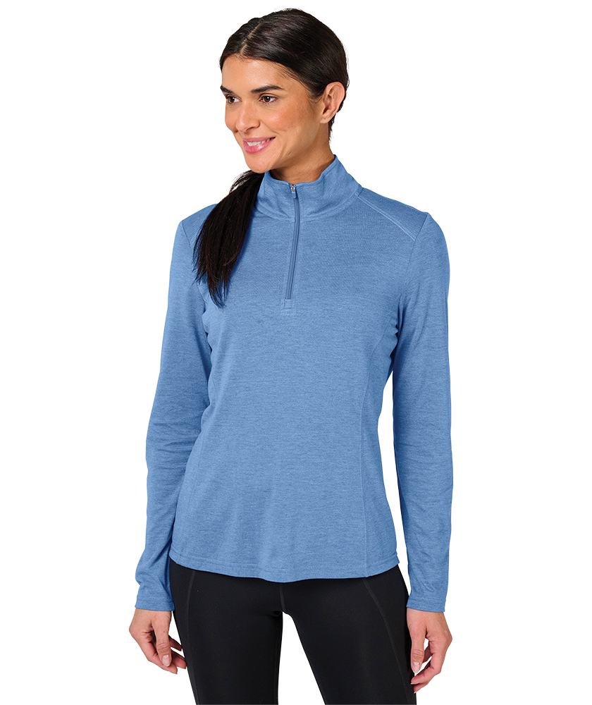 Women's Vista Tri-Blend Quarter Zip 13