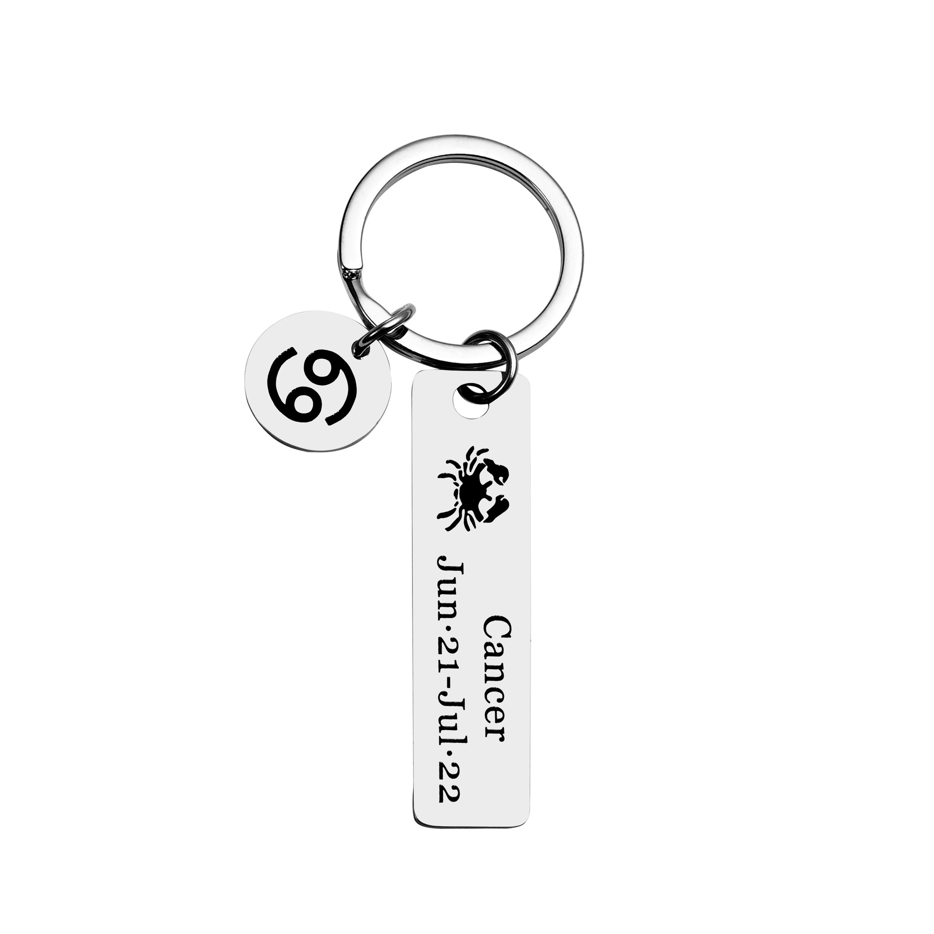 Stainless Steel Pendants Keychain 10