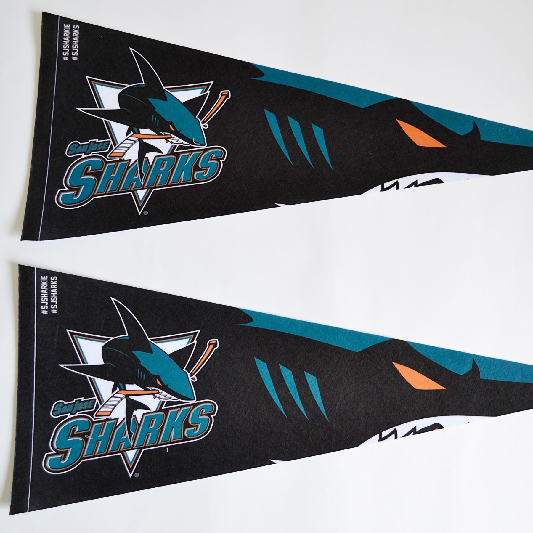 Custom Single-Sided Full Color Triangle Felt Flags 2