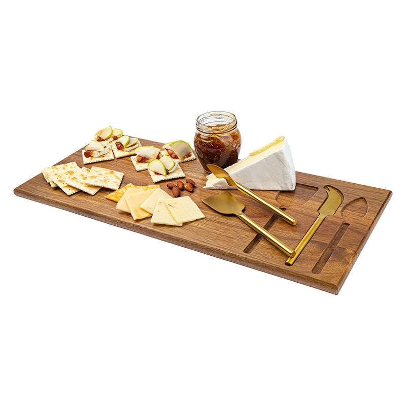Wright 4-Piece Acacia Wood Serving Set 6