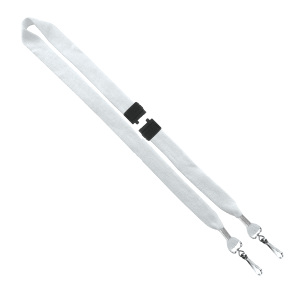 3/4" 2-Ended Dye-Sublimated Lanyard with Metal Crimp & Metal Swivel Snap Hook 3
