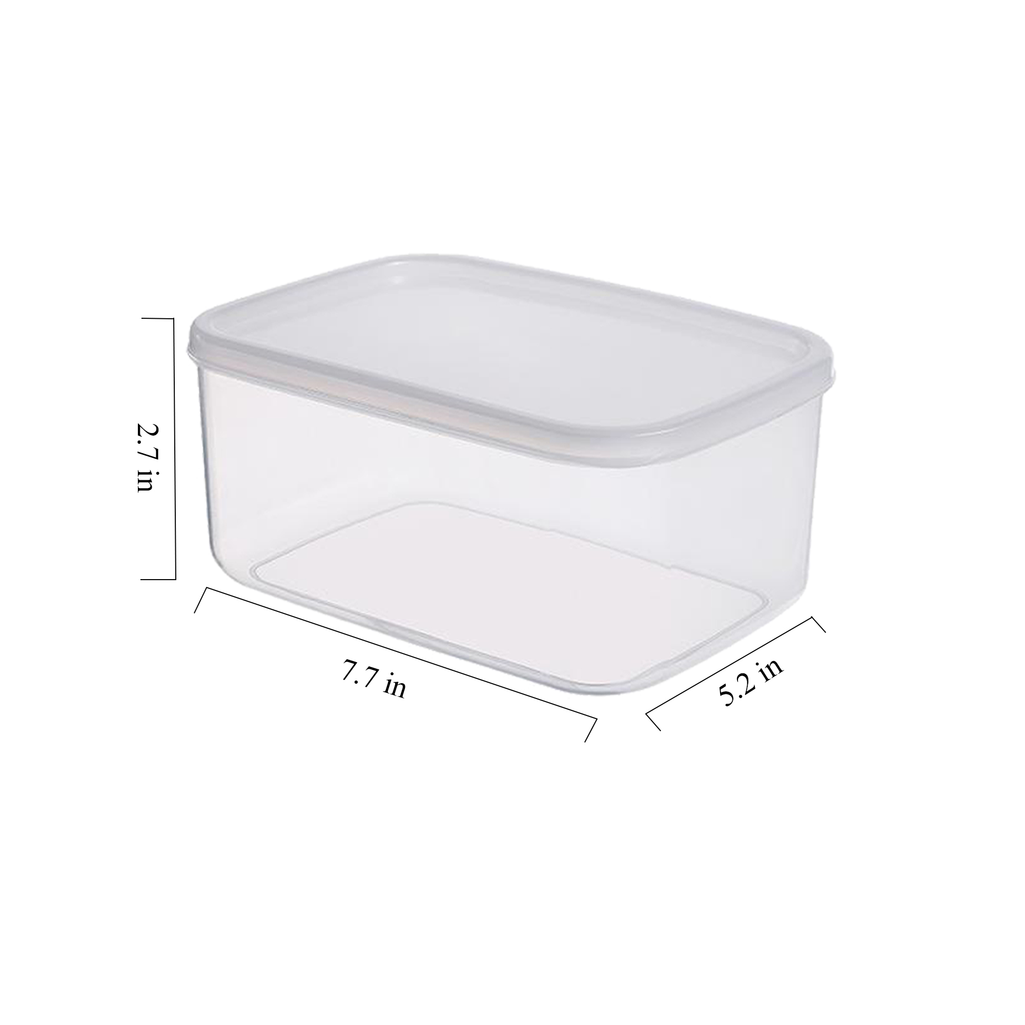 Clear Plastic Food Containers 3