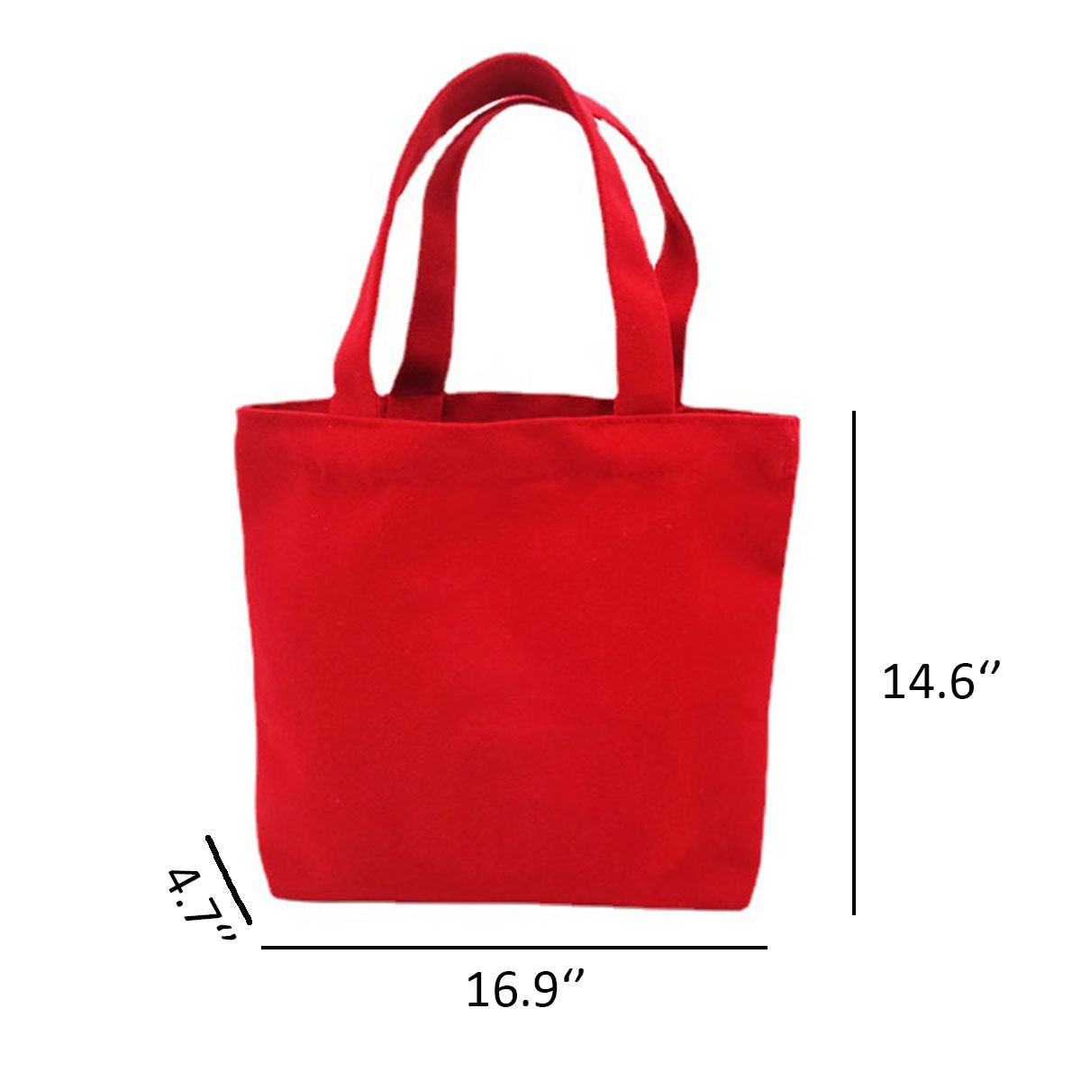 Canvas Tote Bag Handbag, custom tote bag with logo imprint 3