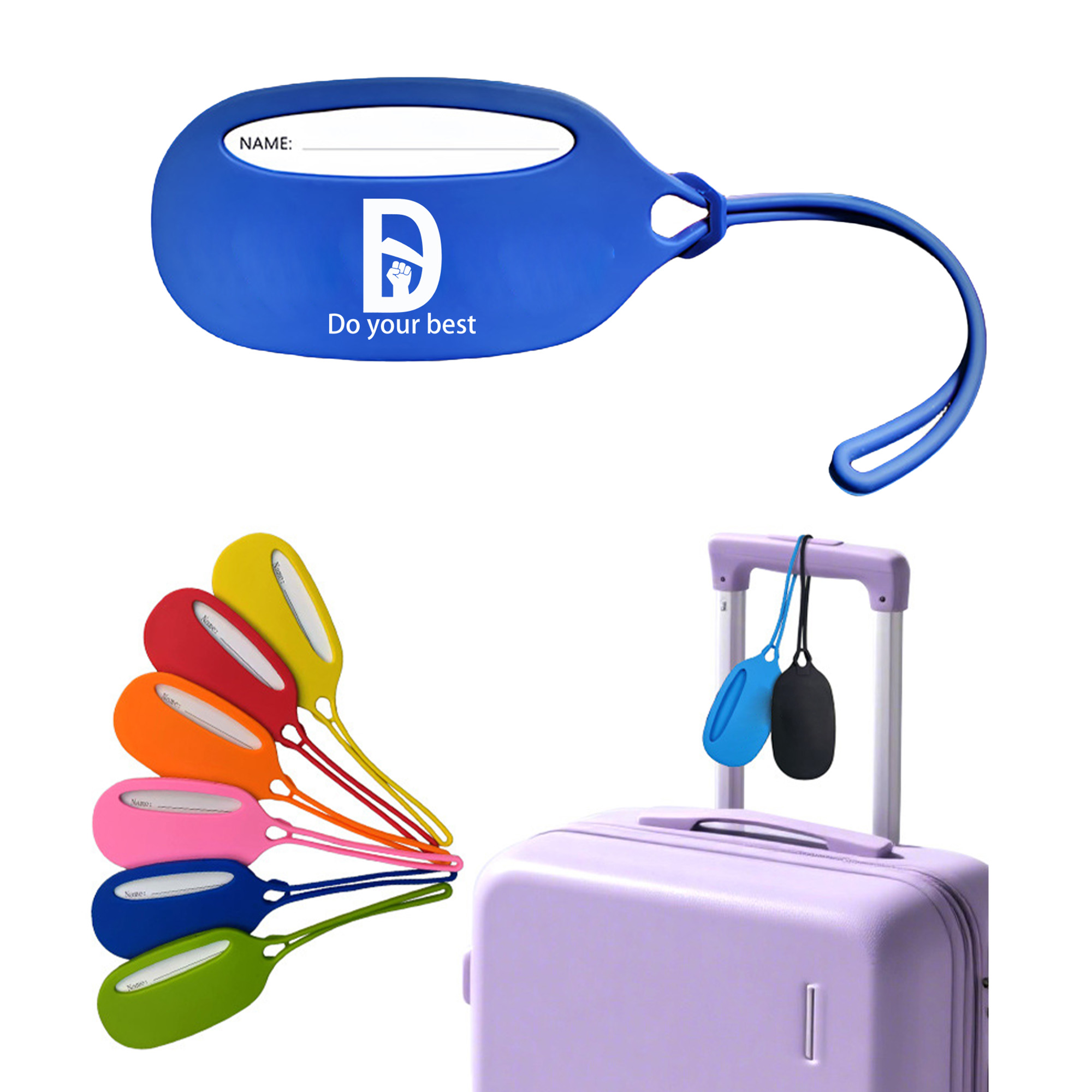 Name Suitcase Tag Identifiers for Backpacks and Suitcases 2