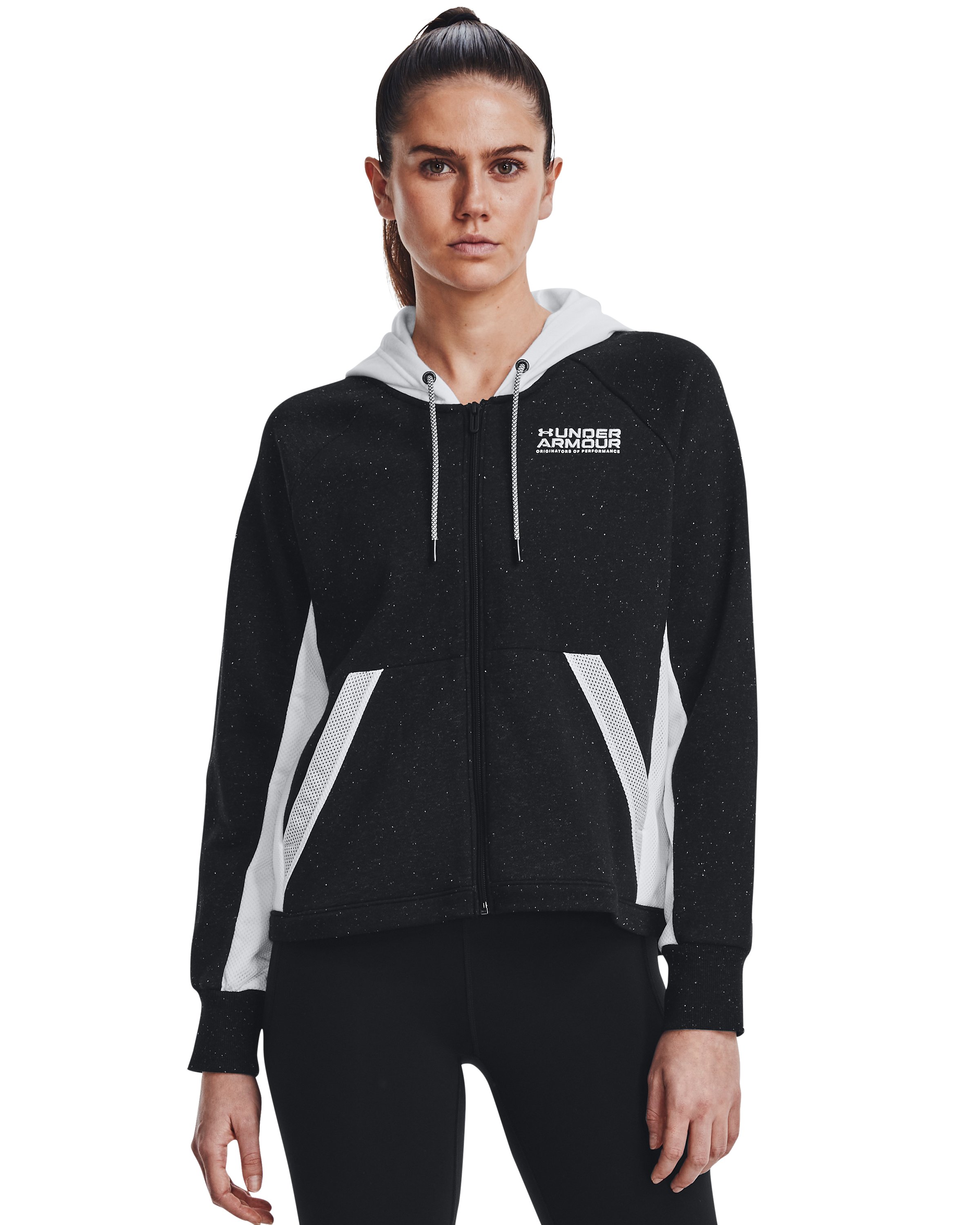 Women's UA Rival Full-Zip Hoodie, custom hoodie or sweatshirt with logo imprint 5