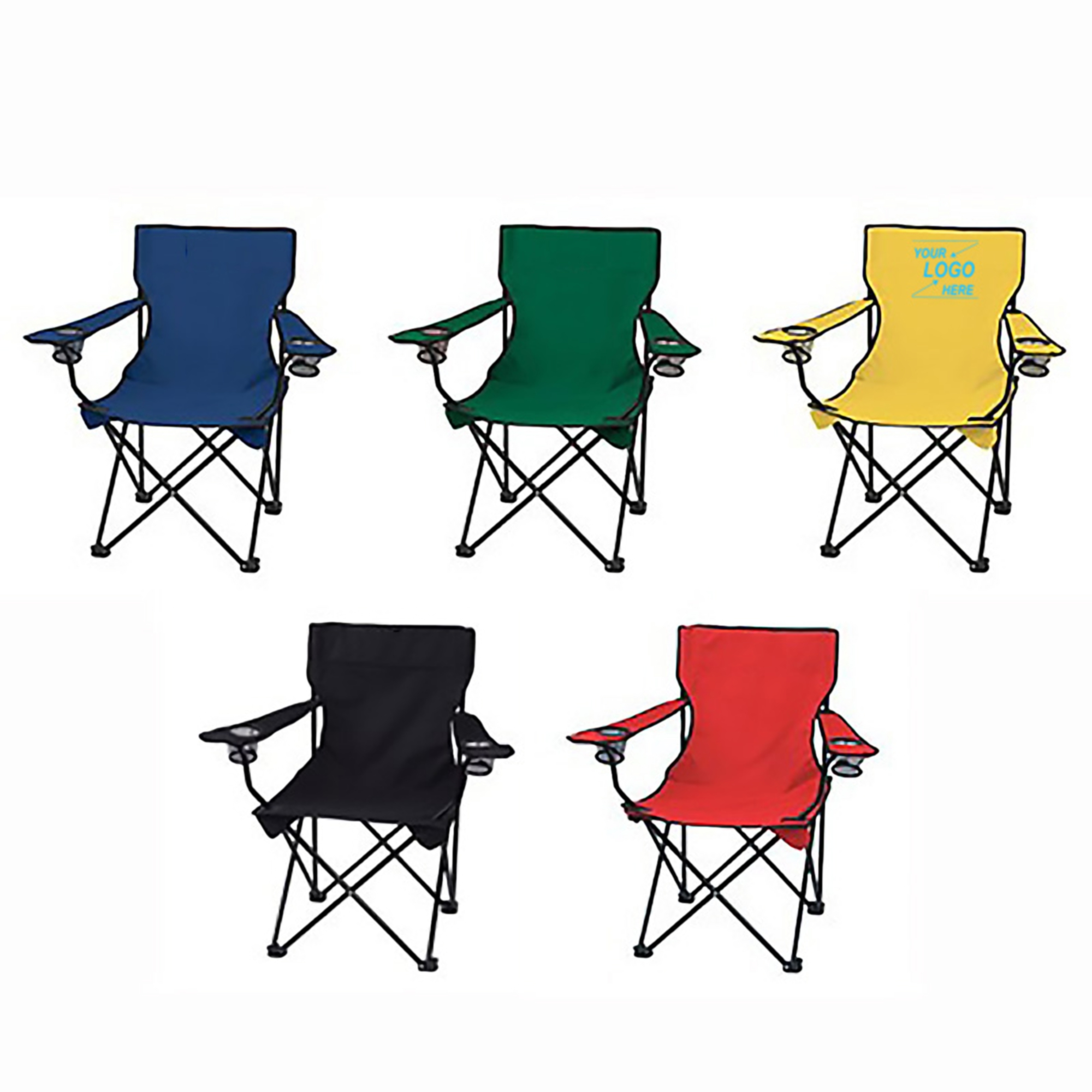 Portable Folding Nylon Camping Chair w/Carry Bag 5