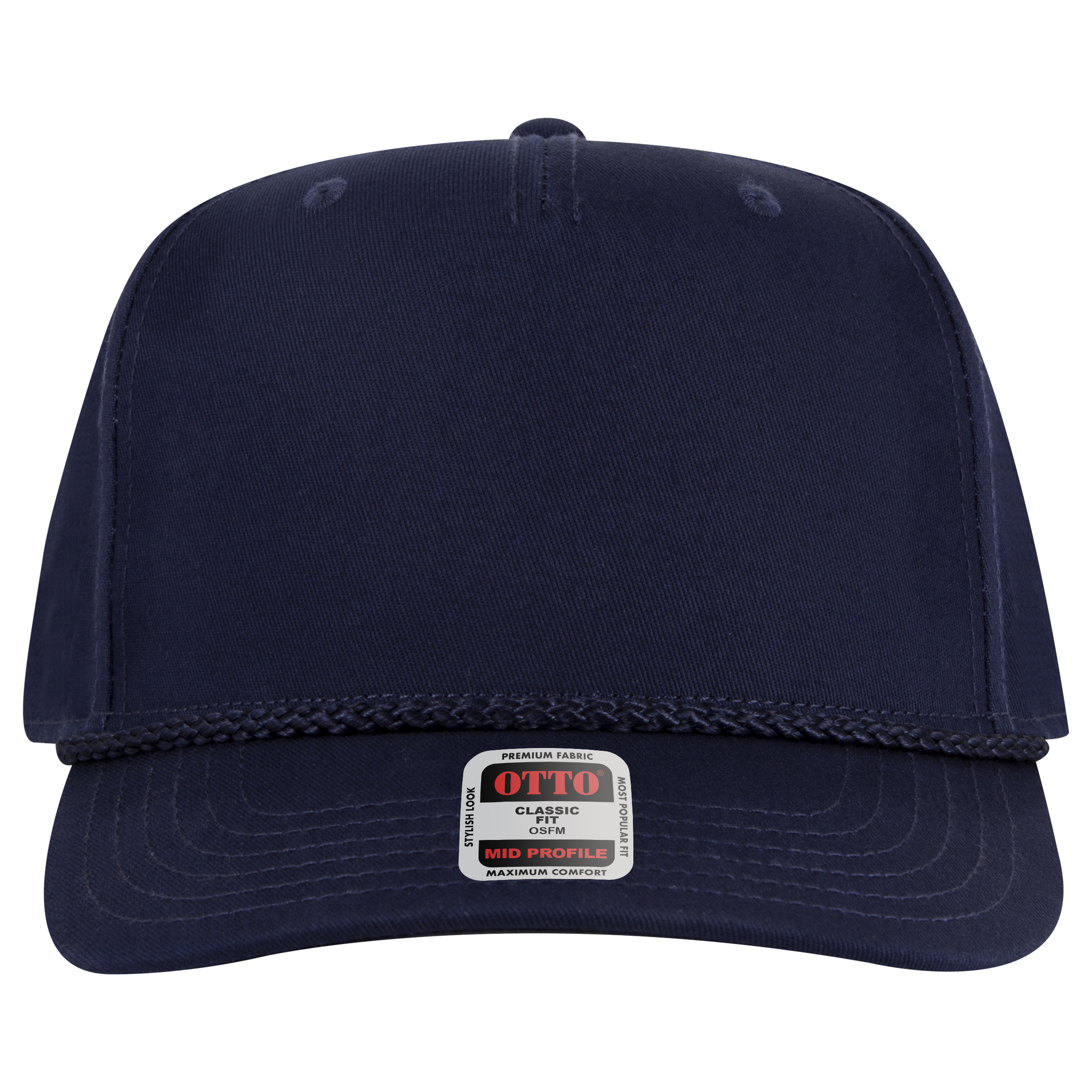 OTTO CAP® 5 Panel Mid Profile Baseball Cap 7