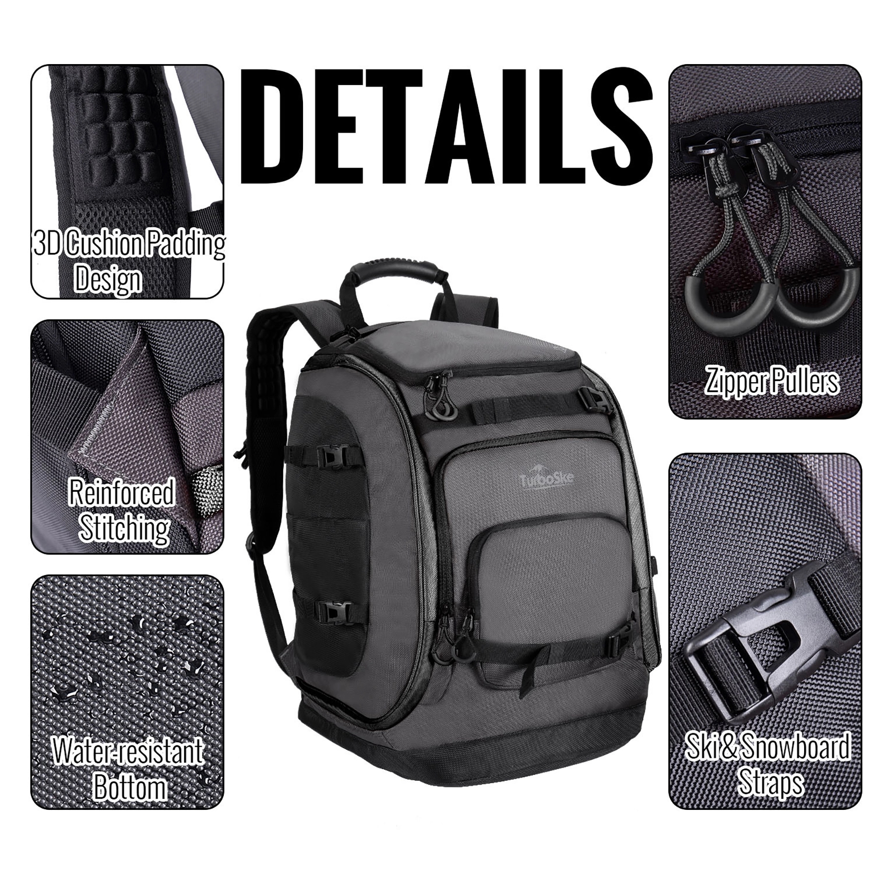 Oxford Buden Mountain Riding Hiking Ski Boots Bag 3
