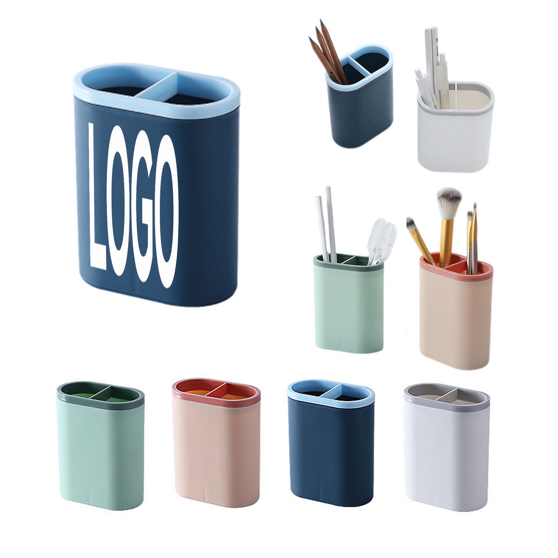 Office Plastic Pen Holder 1