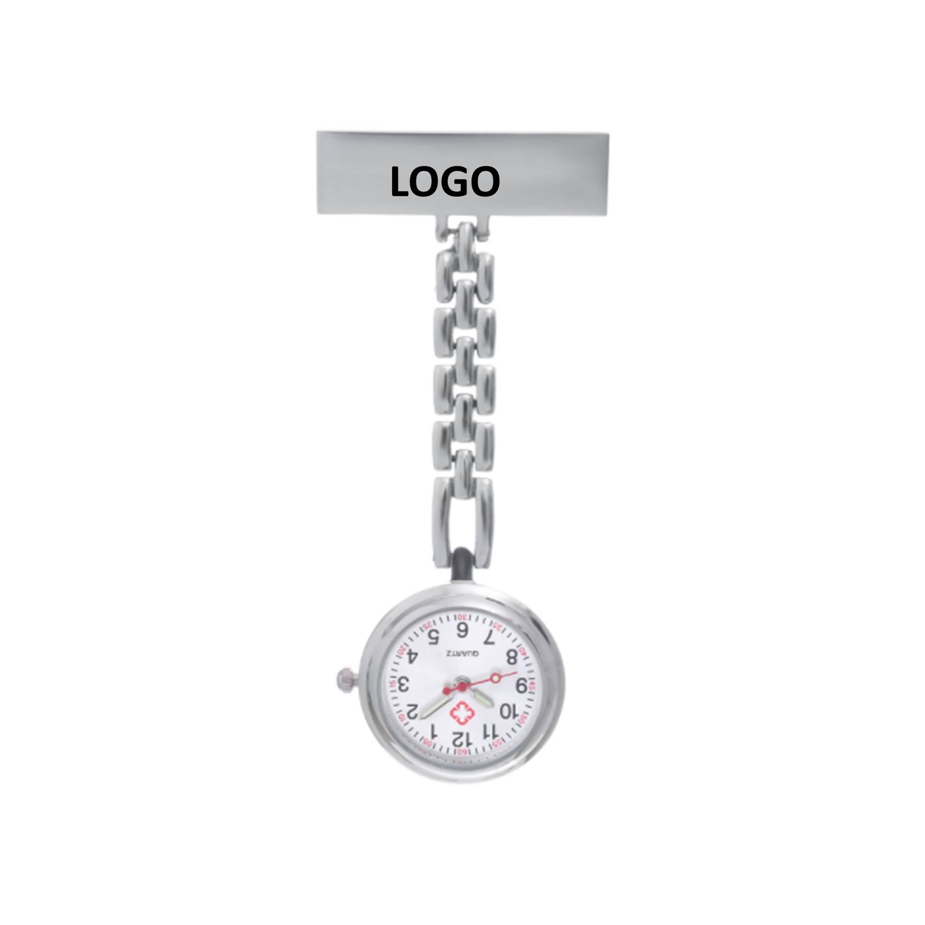 Portable Medical Metal Clip Pocket Nurse Watch 2