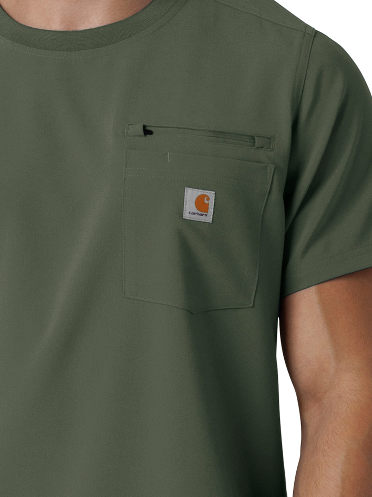 Carhartt Scrubs - Force Cross-Flex - Men's Two-Pocket Crew Neck Scrub Top 10