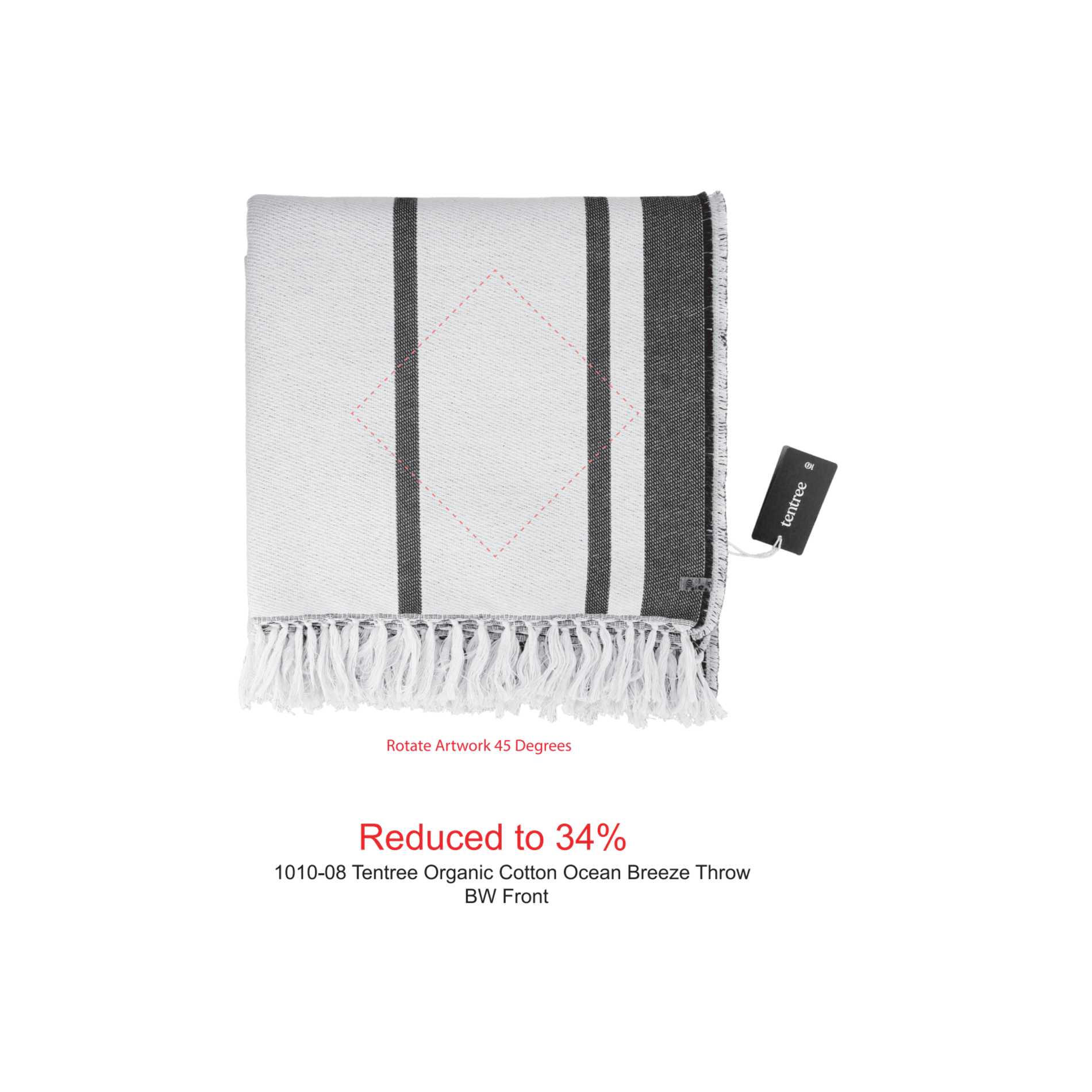 Tentree Organic Cotton Ocean Breeze Throw 7