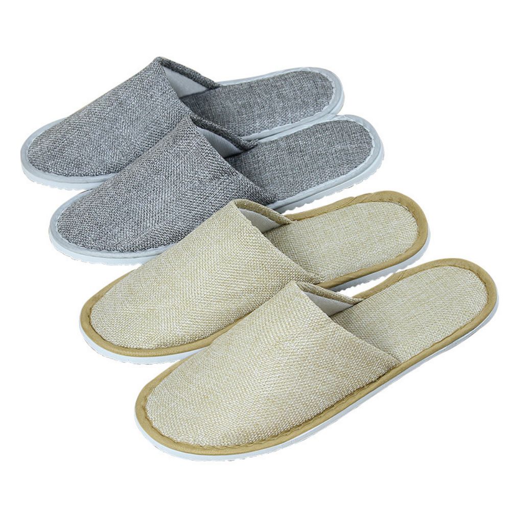 Disposable Linen Slippers 5