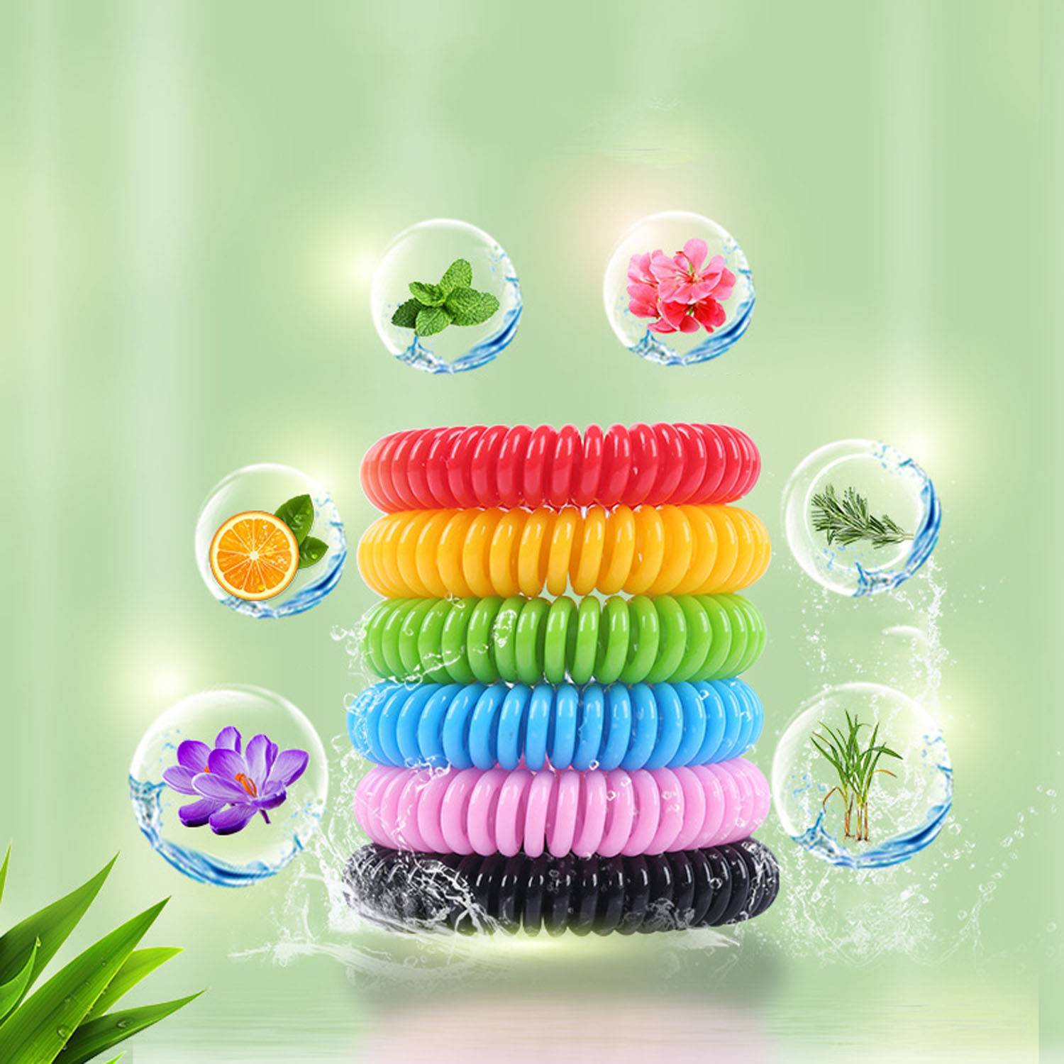 Natural Waterproof Mosquito Repellent Wristband 5