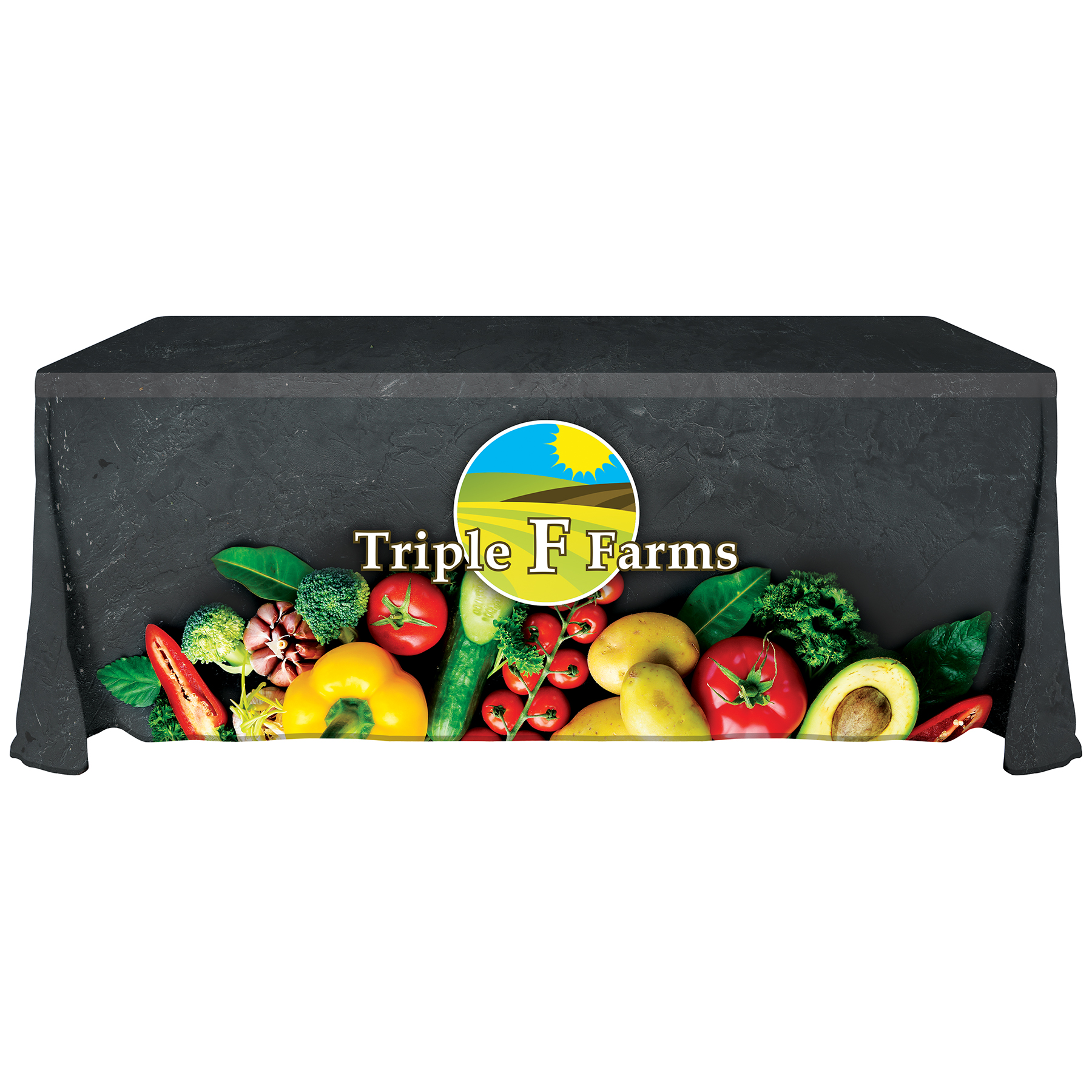 6' Recycled KP Throw Style Table Cover 9