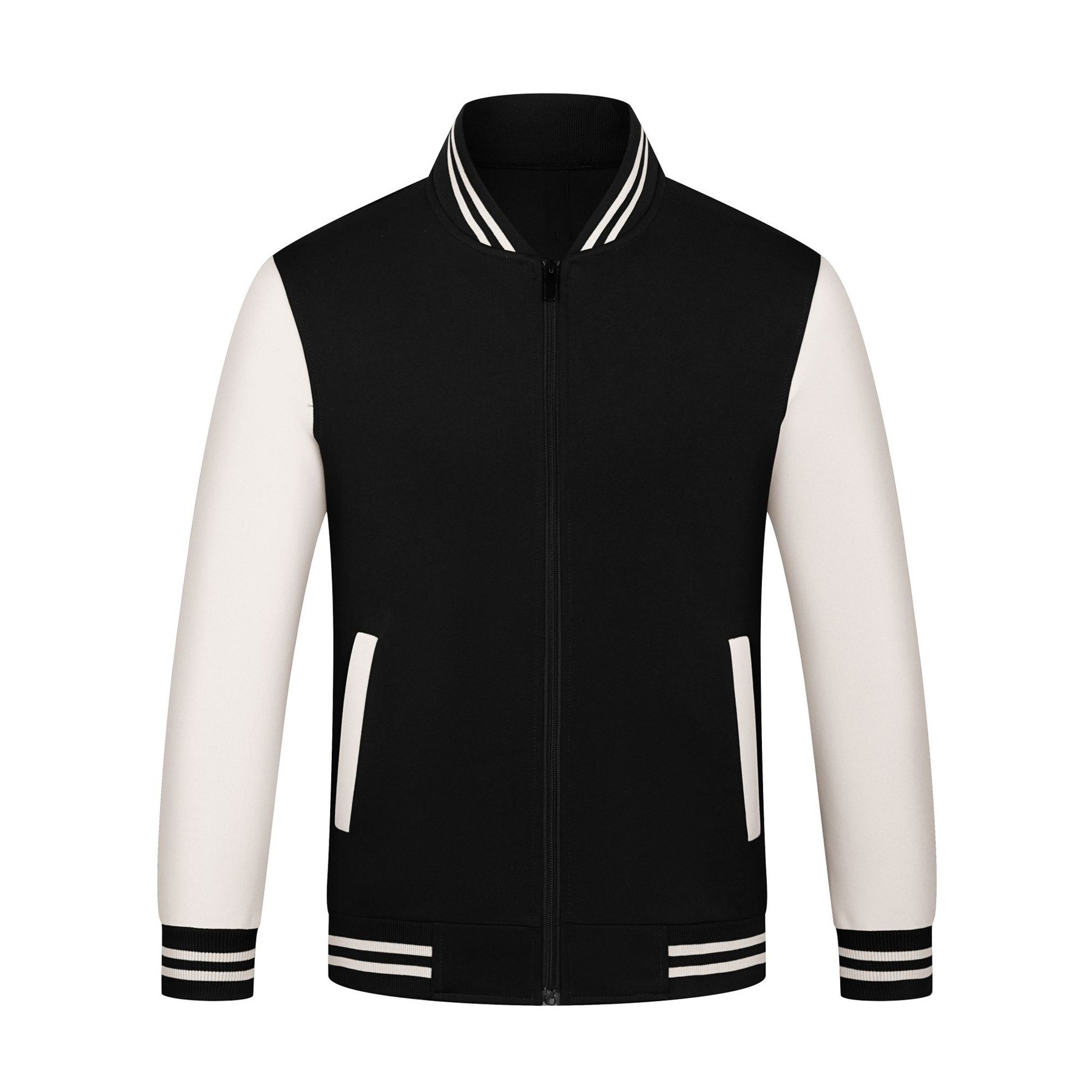 Unisex Zipper Baseball Jacket 6