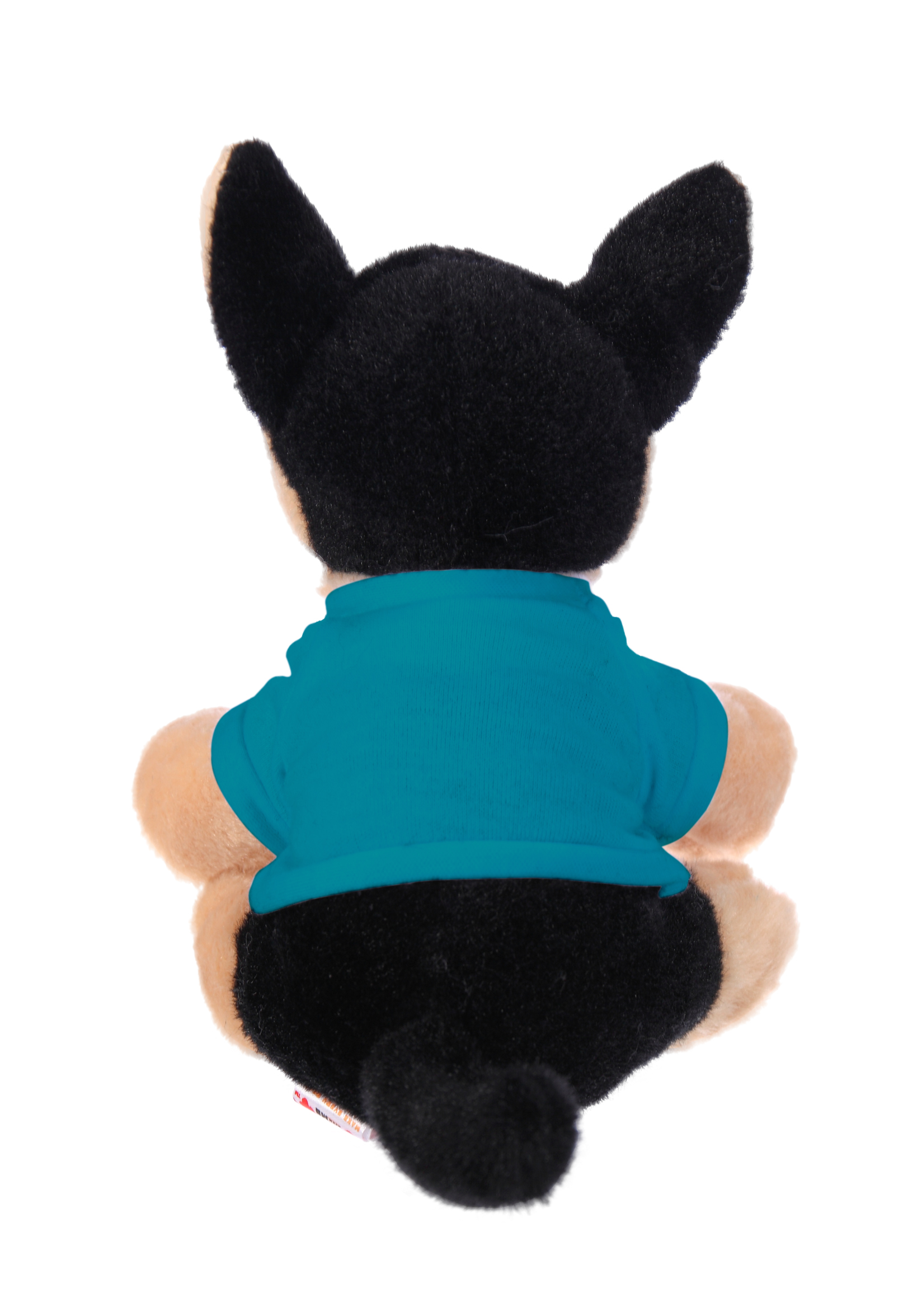 Soft Plush Sitting German Shepherd wearing a T-Shirt 3