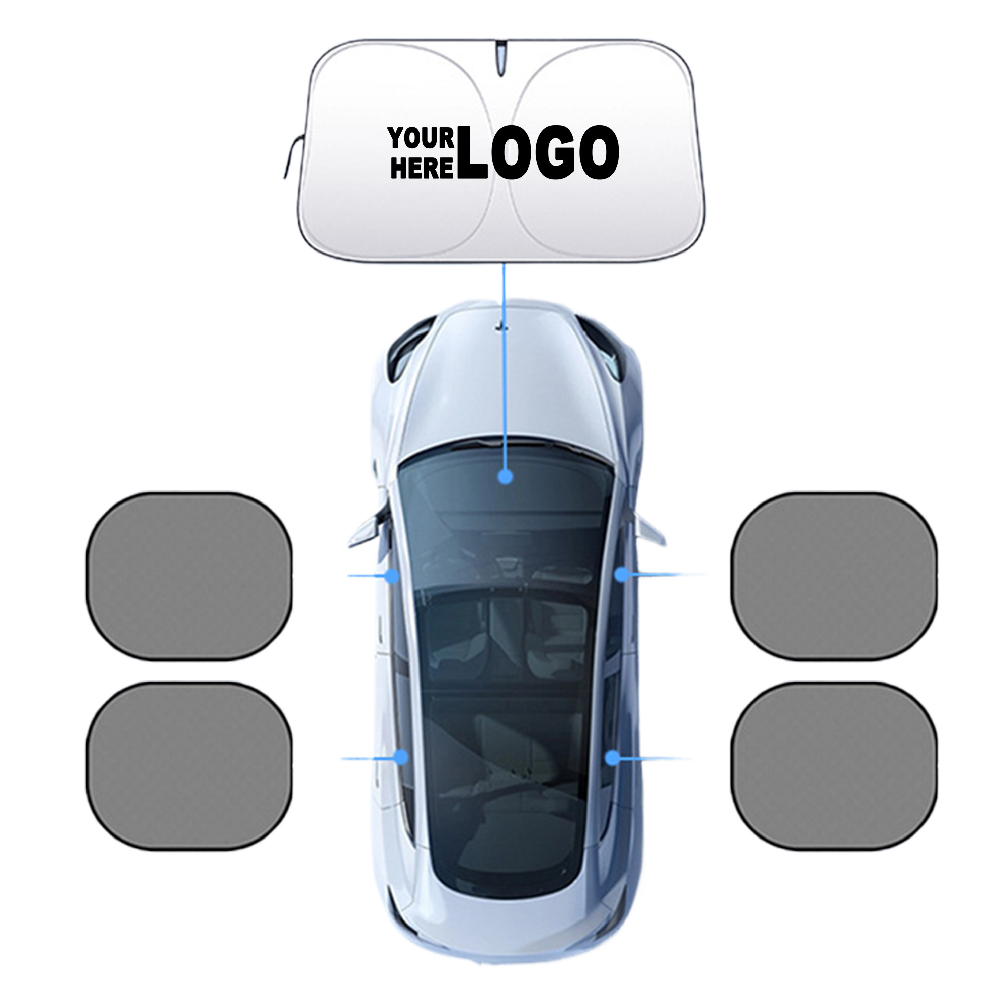 Small Car Sunshade Set 3