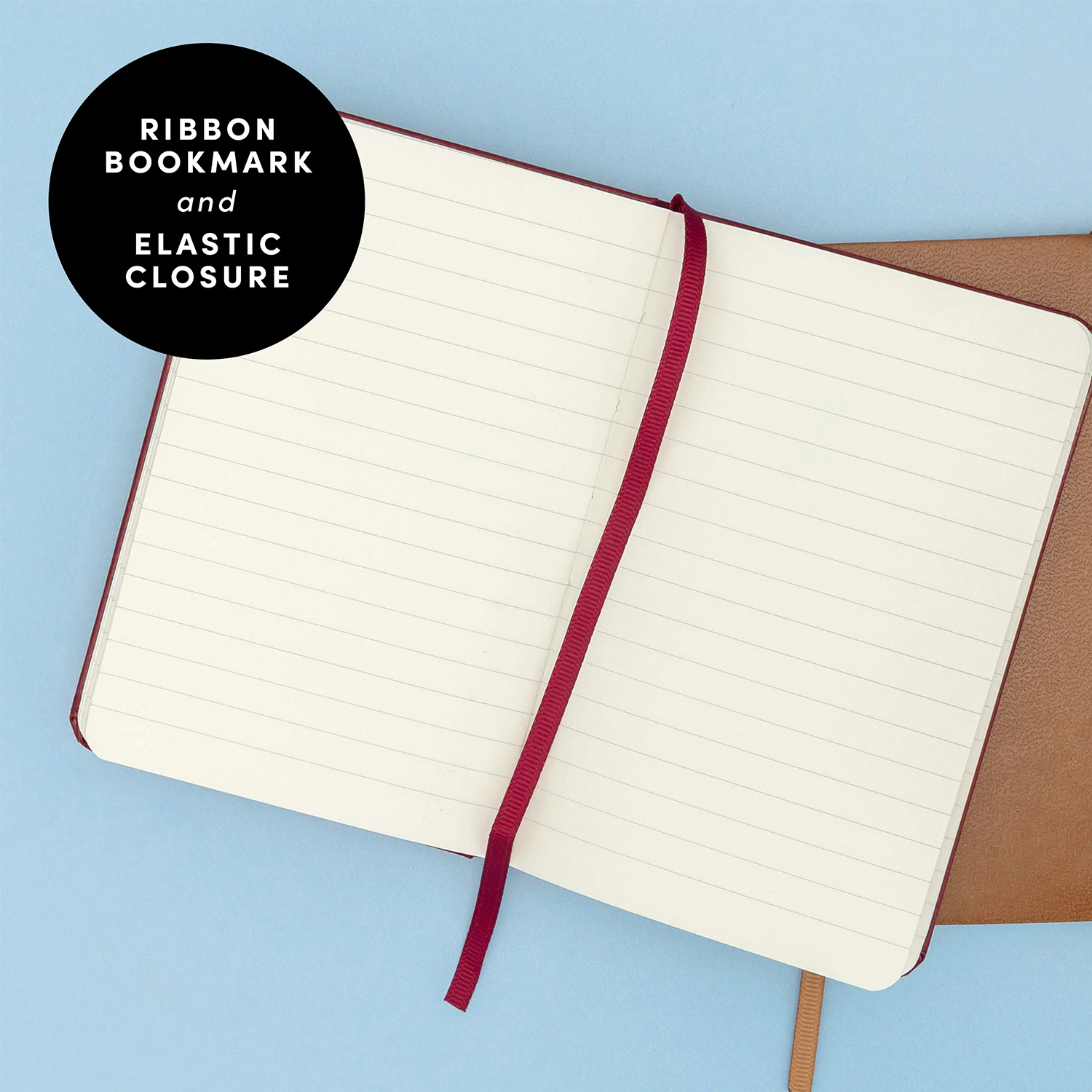 PAPERAGE® Pocket-Size Leather Journal Notebook with 160 Pages 1