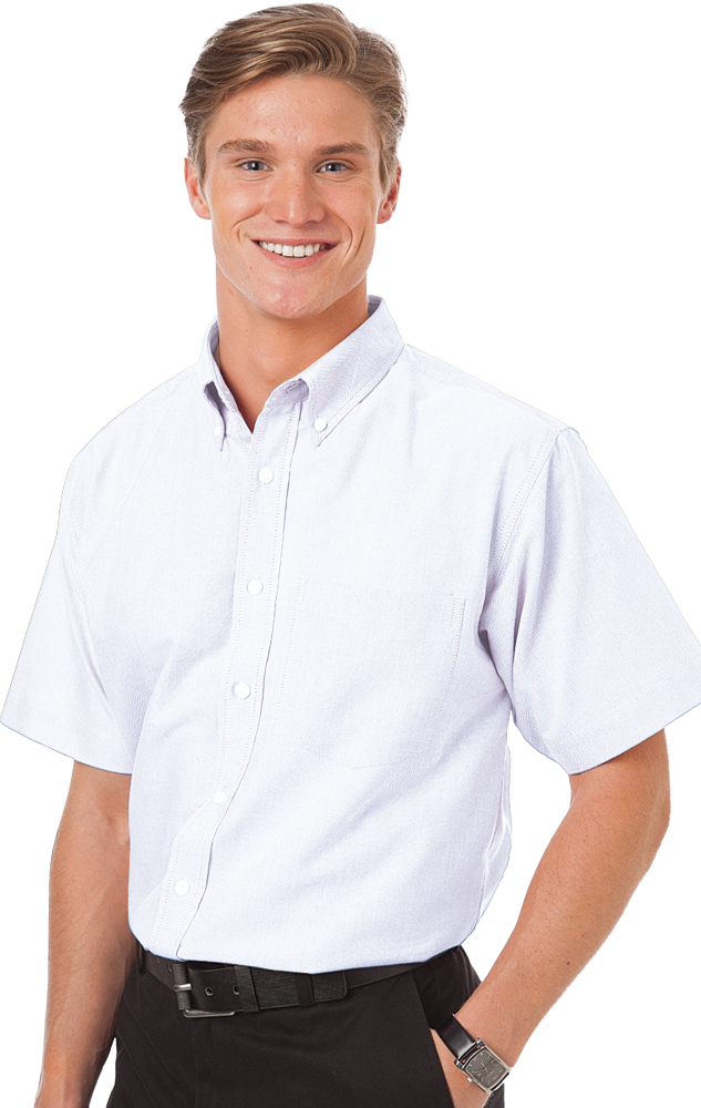 Men's Short-Sleeve Oxford Shirt 2