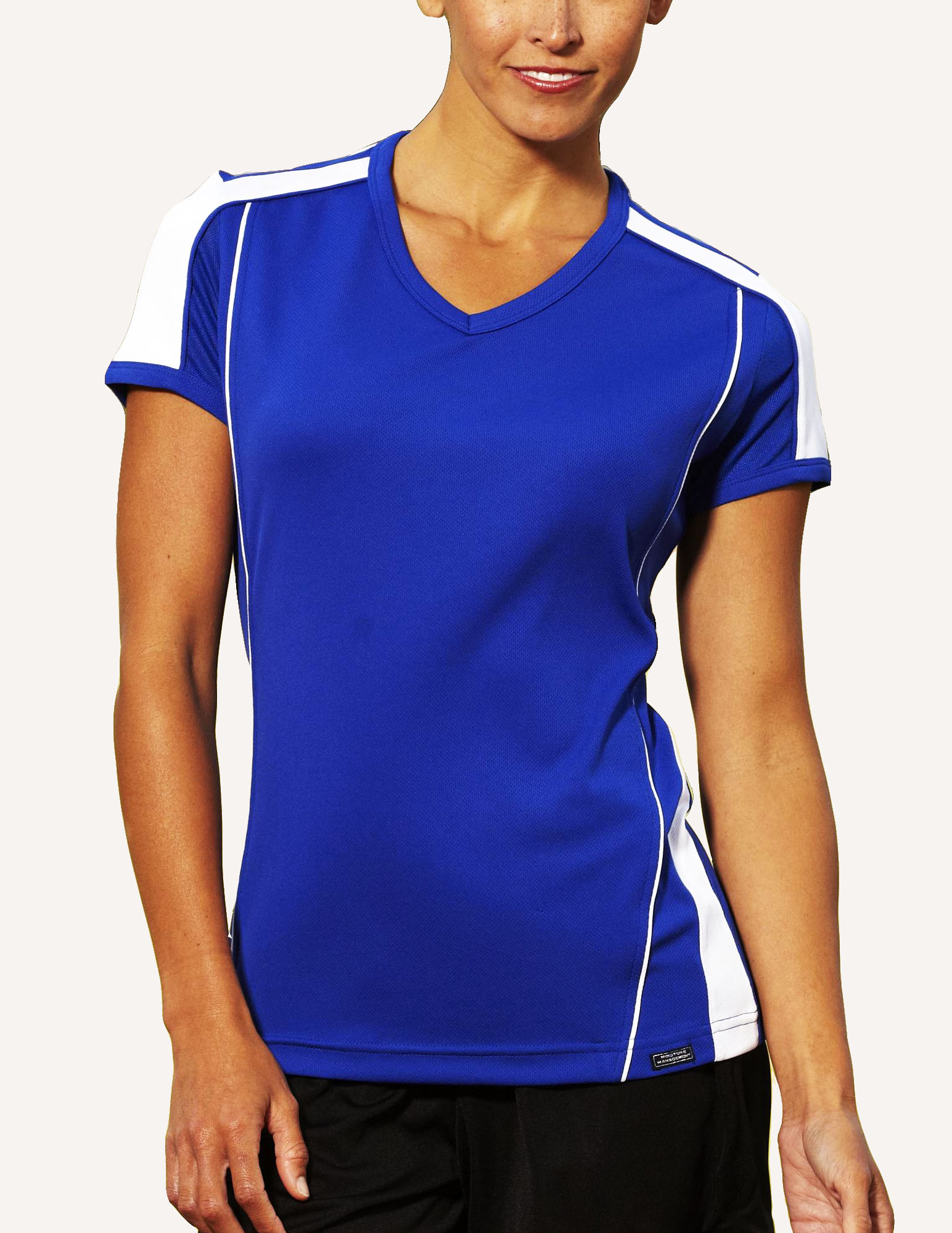 Ladies' Velocity Birds Eye Tee Shirt 5
