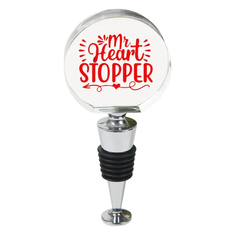 Round Optic Crystal Stopper With Flat Bottom 2