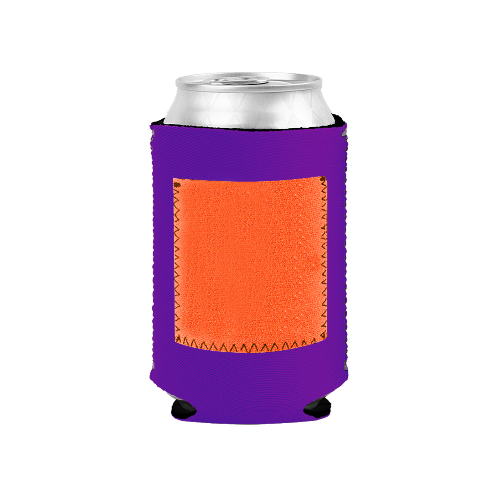 Collapsible Neoprene Can Cooler With Pocket 13
