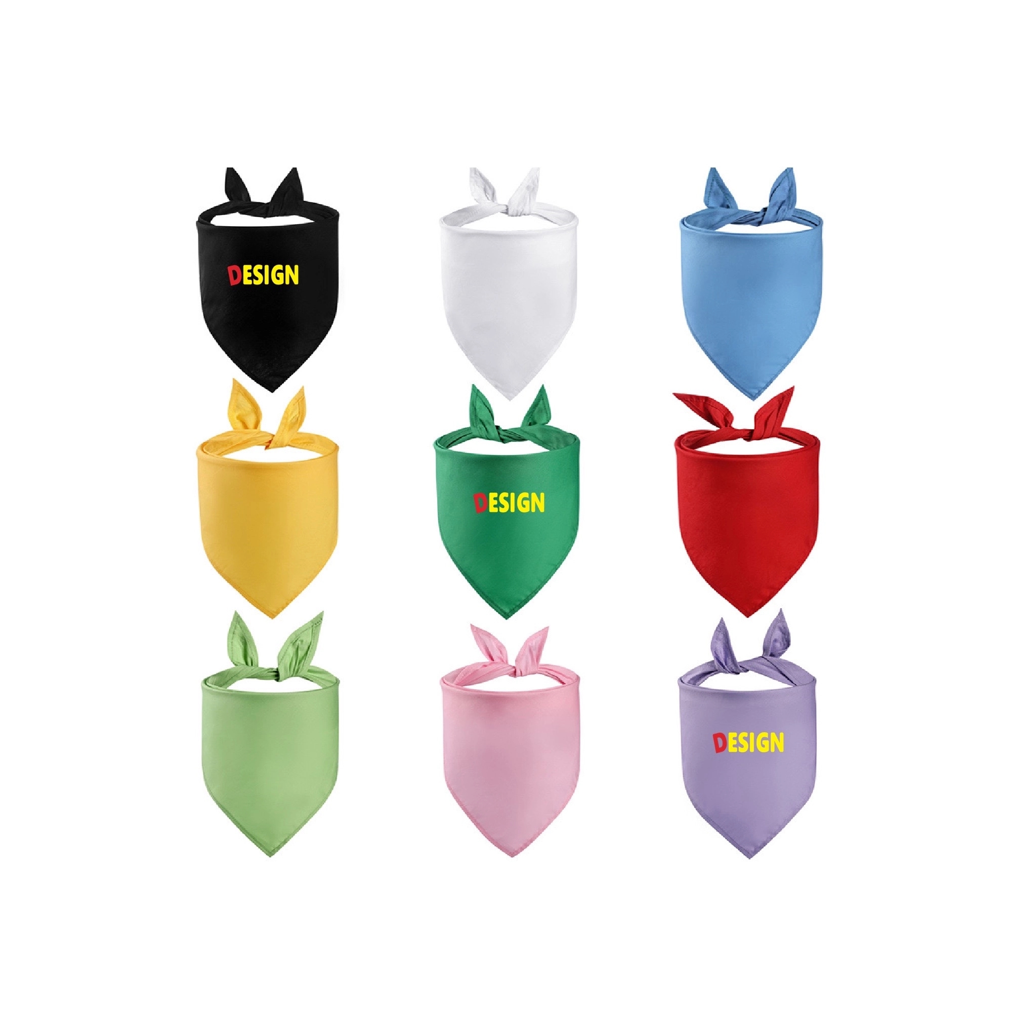 Pet Triangle Bibs Bandana MOQ 50PCS 2