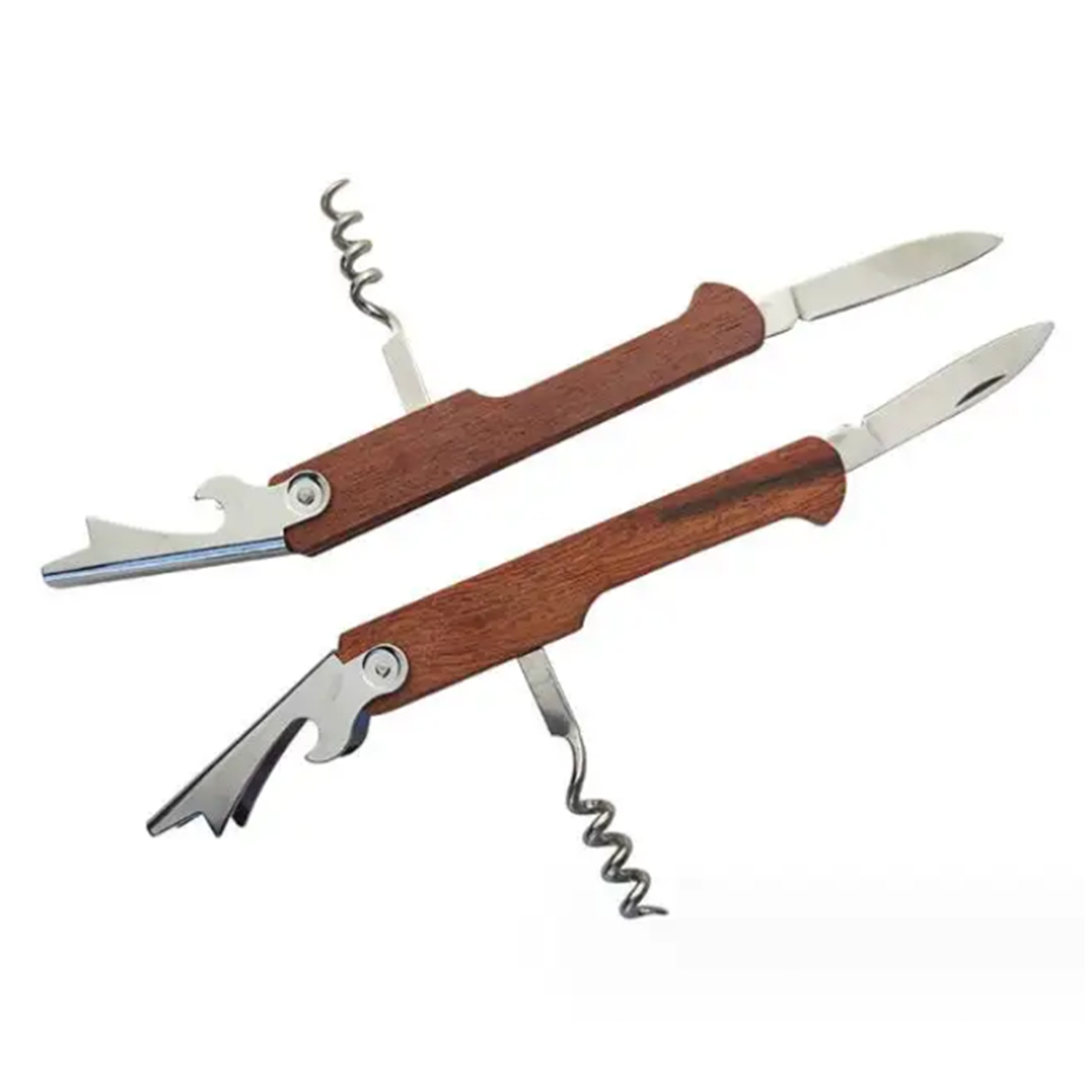 Wooden Wine and Bottle Opener with Knife 5