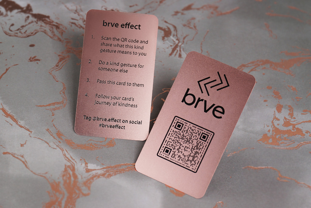Rose Gold Metal Business Cards 11