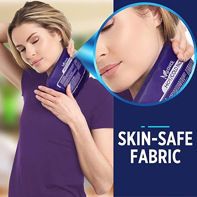 Ice Pack (3Piece Set) Reusable Hot and Cold Therapy Gel Wrap 2