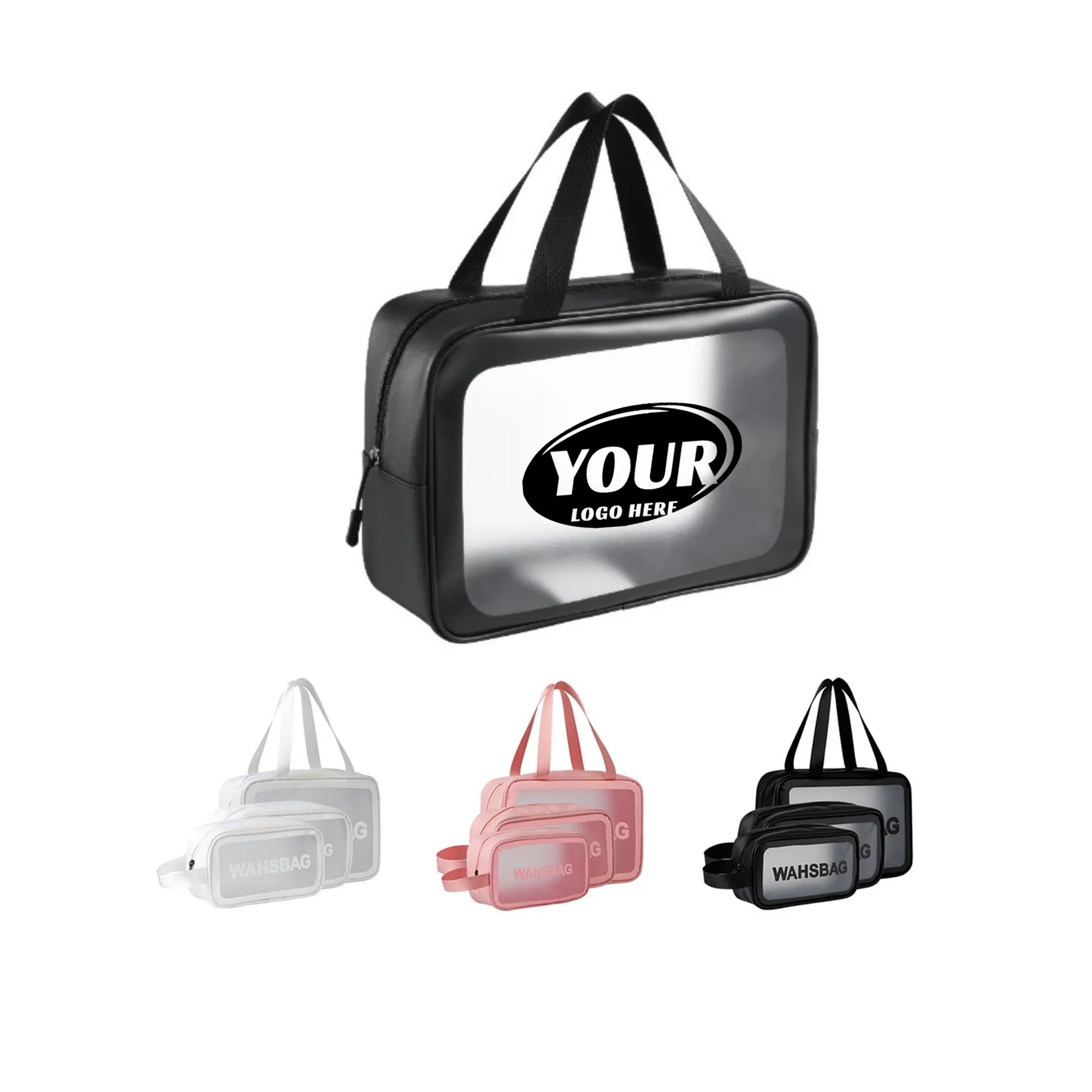 PVC Waterproof Transparent Cosmetic Bag