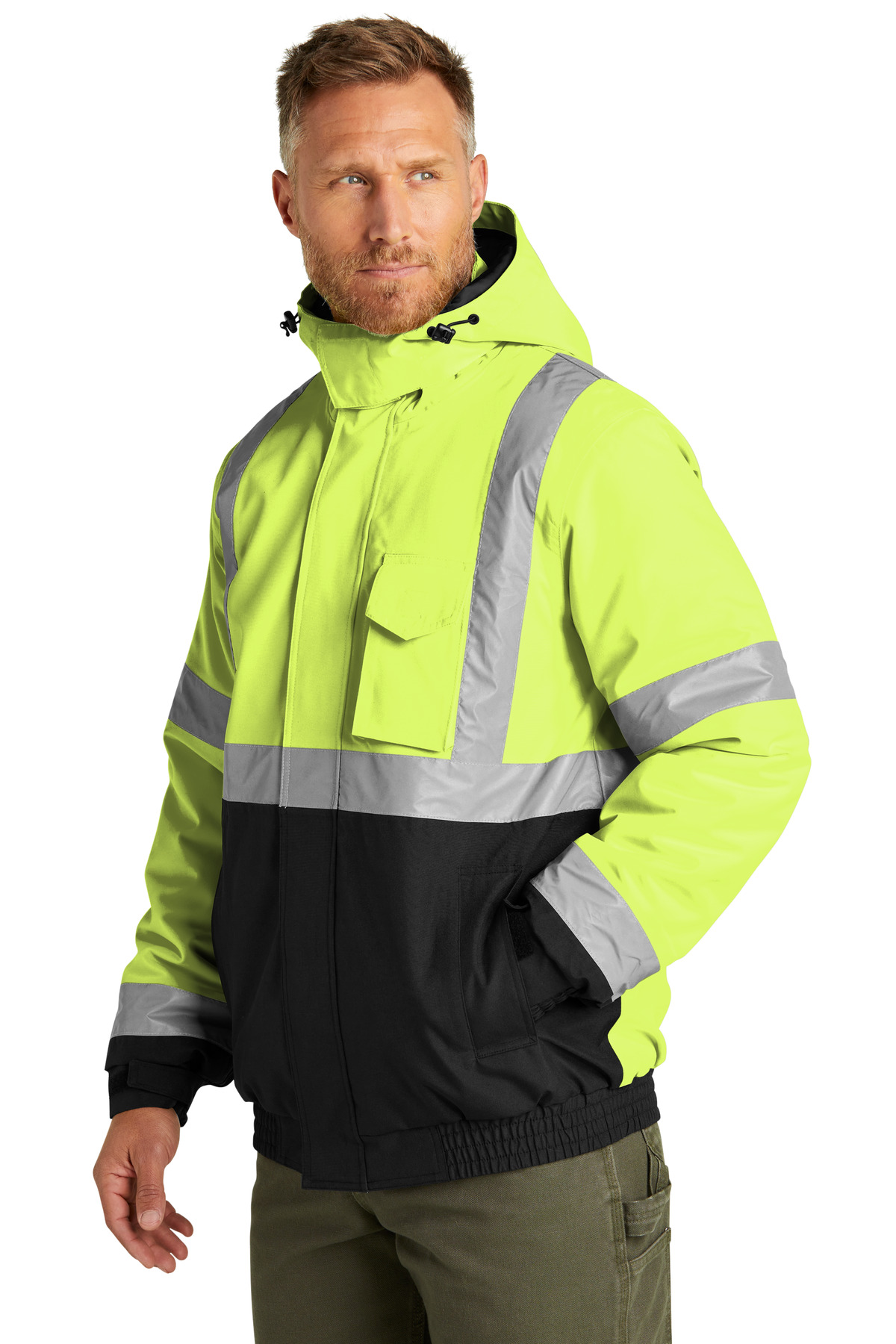 CornerStone ANSI 107 Class 3 Economy Waterproof Insulated Bomber Jacket CSJ500 4