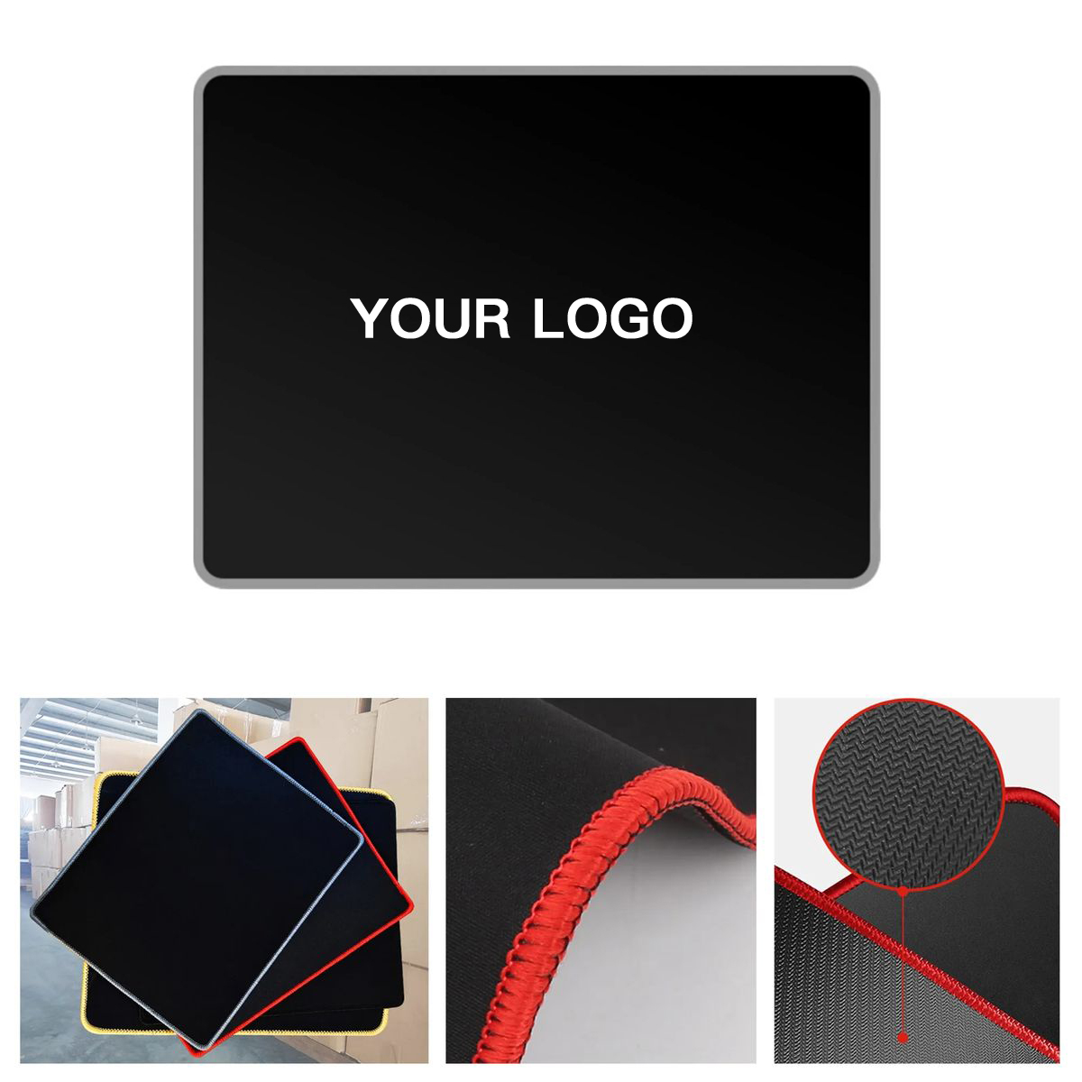 Non Slip Rubber Mouse Pad for Daily Work 2