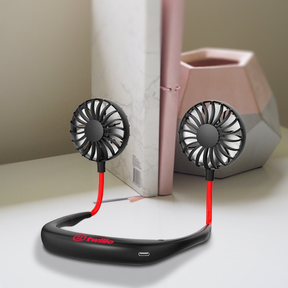Wearable LED Neck Fan 13