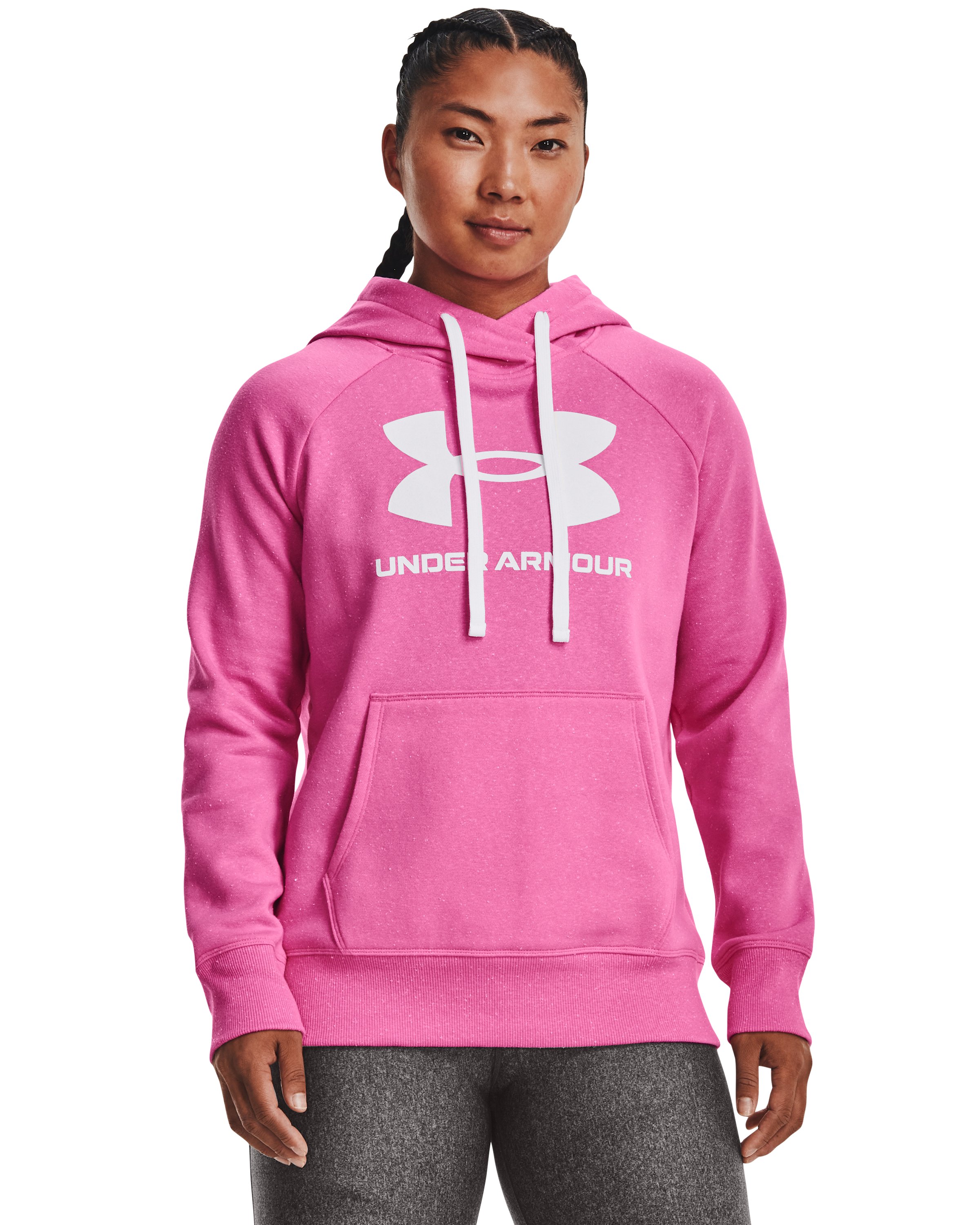 UA Rival Fleece Logo Women's Hoodie 15
