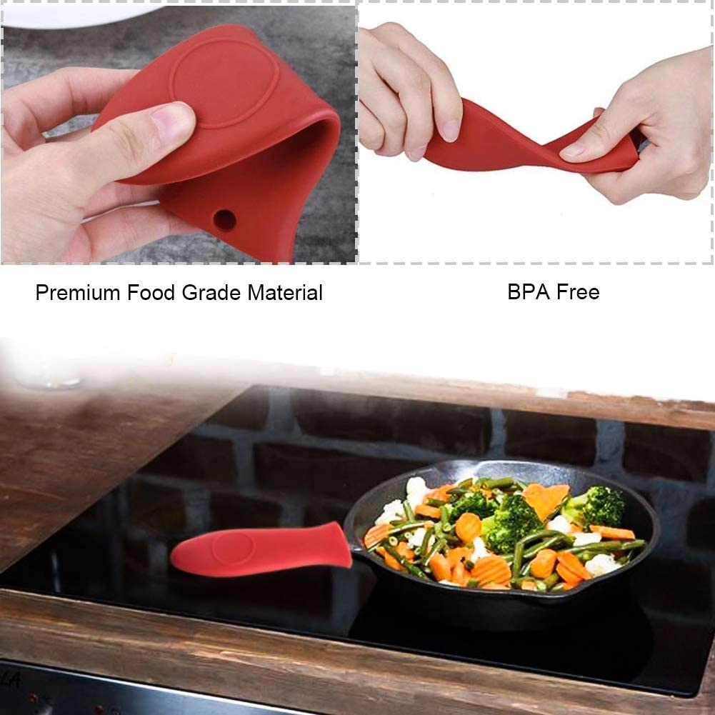 Heat Resistant Silicone Hot Handle Cover 3