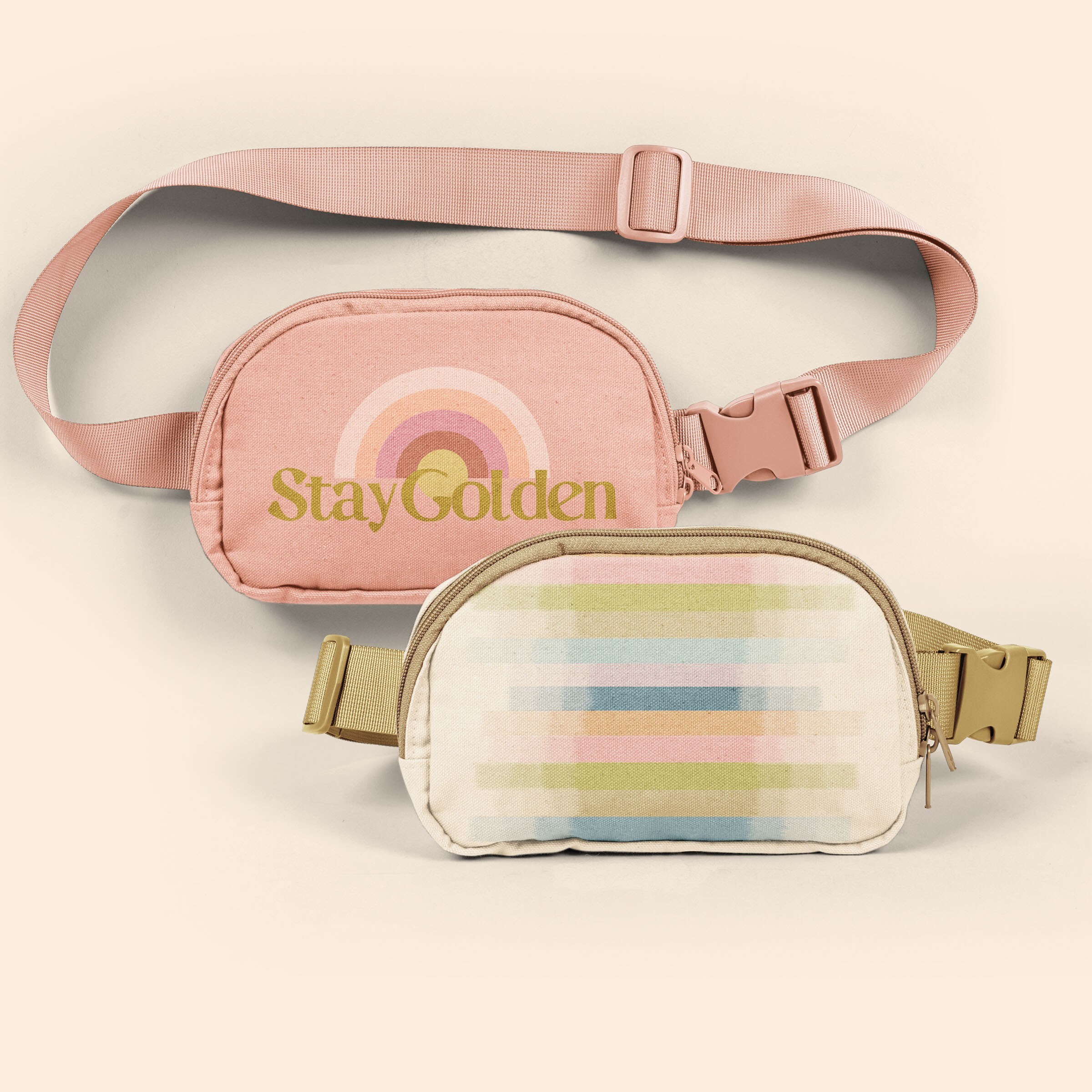 SIMPLE BELT BAG - 4CP PIGMENT DYED CANVAS