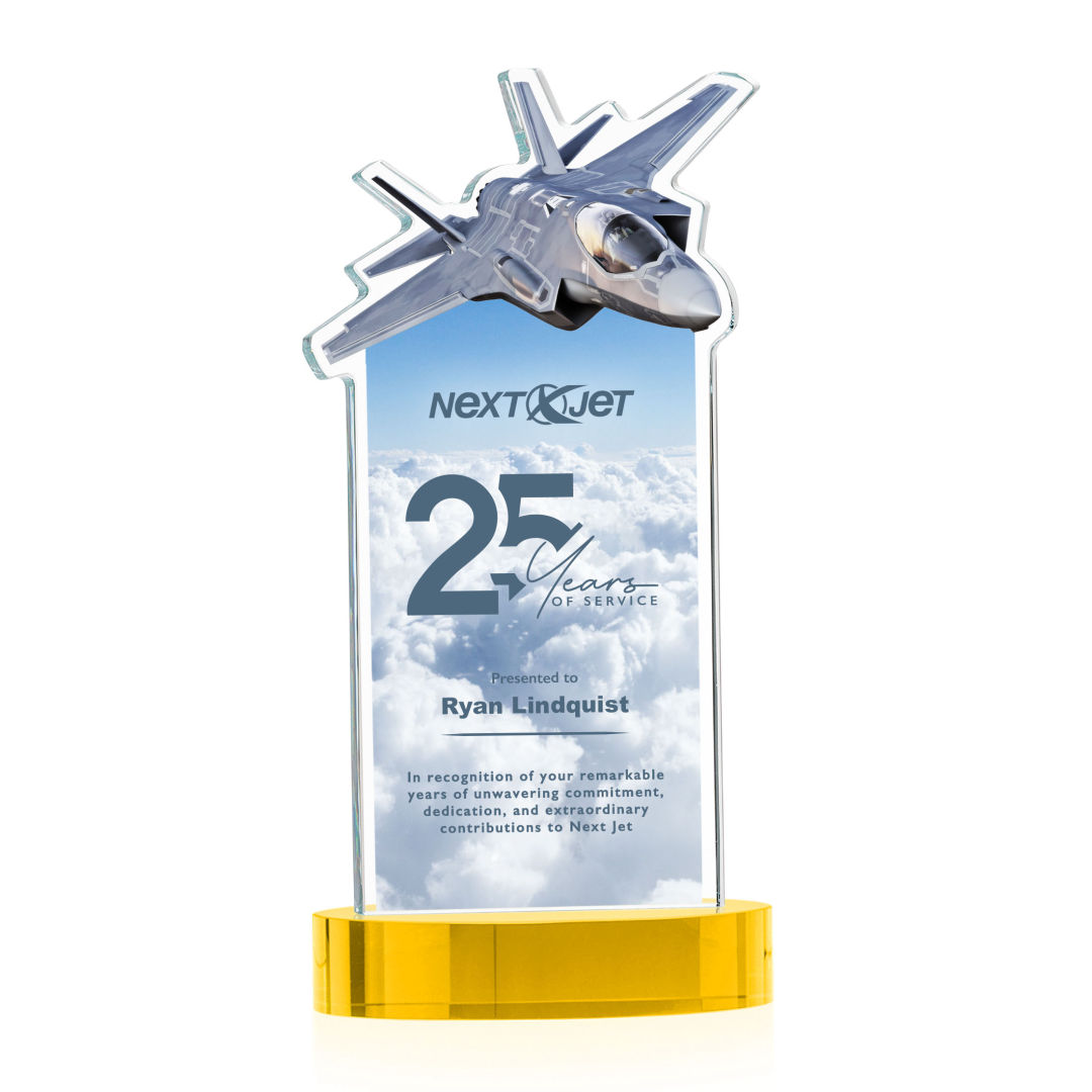 Top Gun VividPrint™ Award on Alberton Base - Gold 5