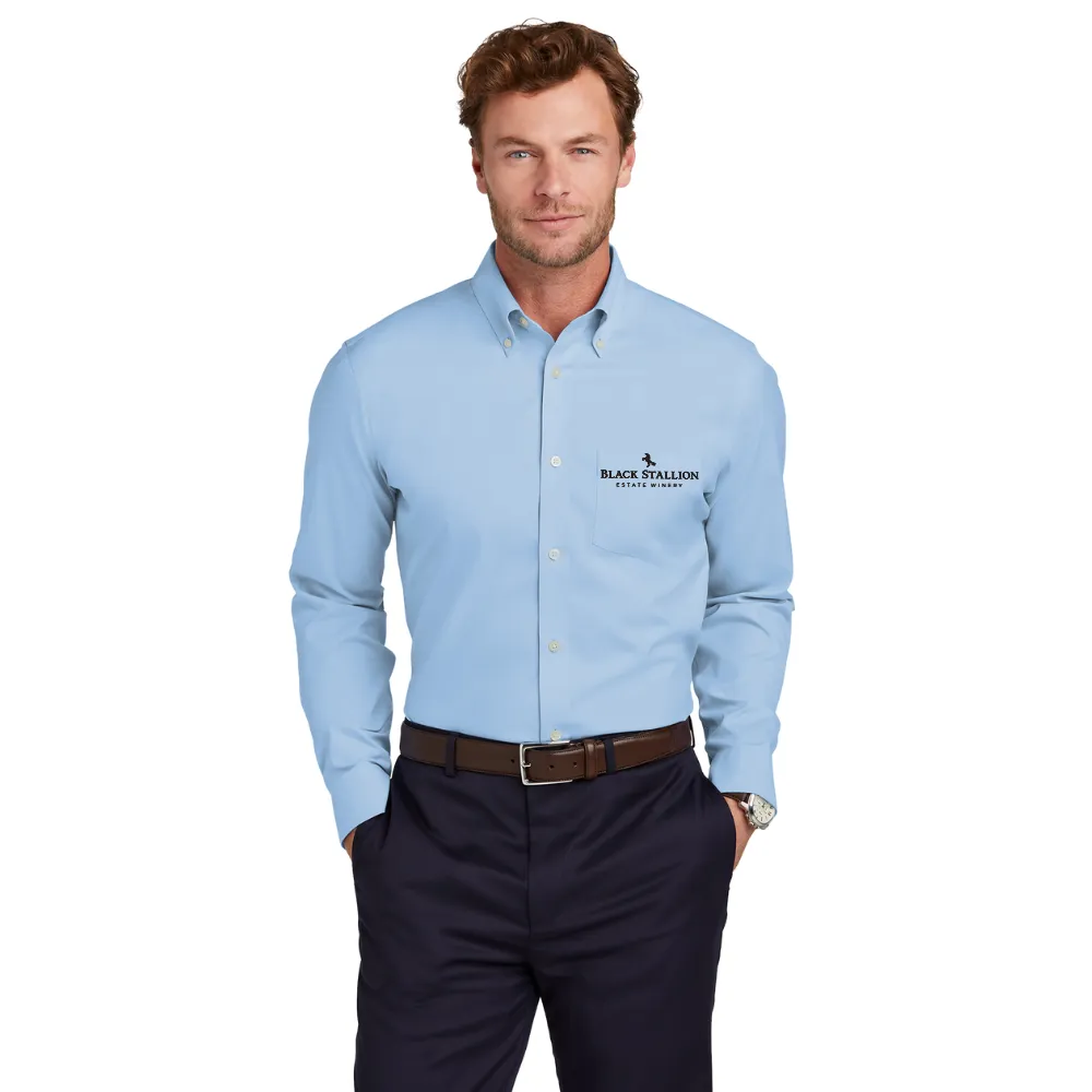 Brooks Brothers(R) Wrinkle-Free Stretch Pinpoint Shirt 3