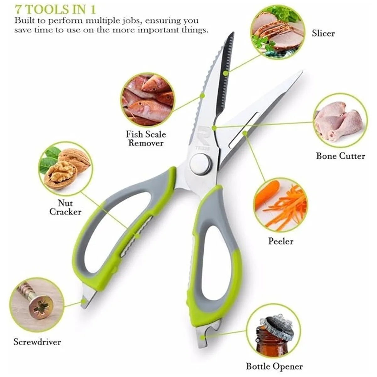 Best Stainless Steel Kitchen Scissors 3