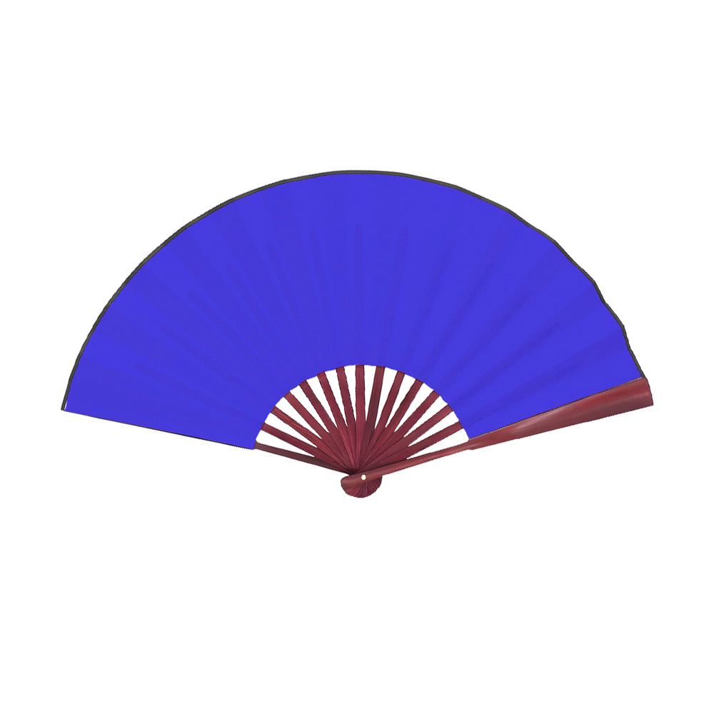 Traditional Bamboo Hand Fan - Premium Silky Fabric 8
