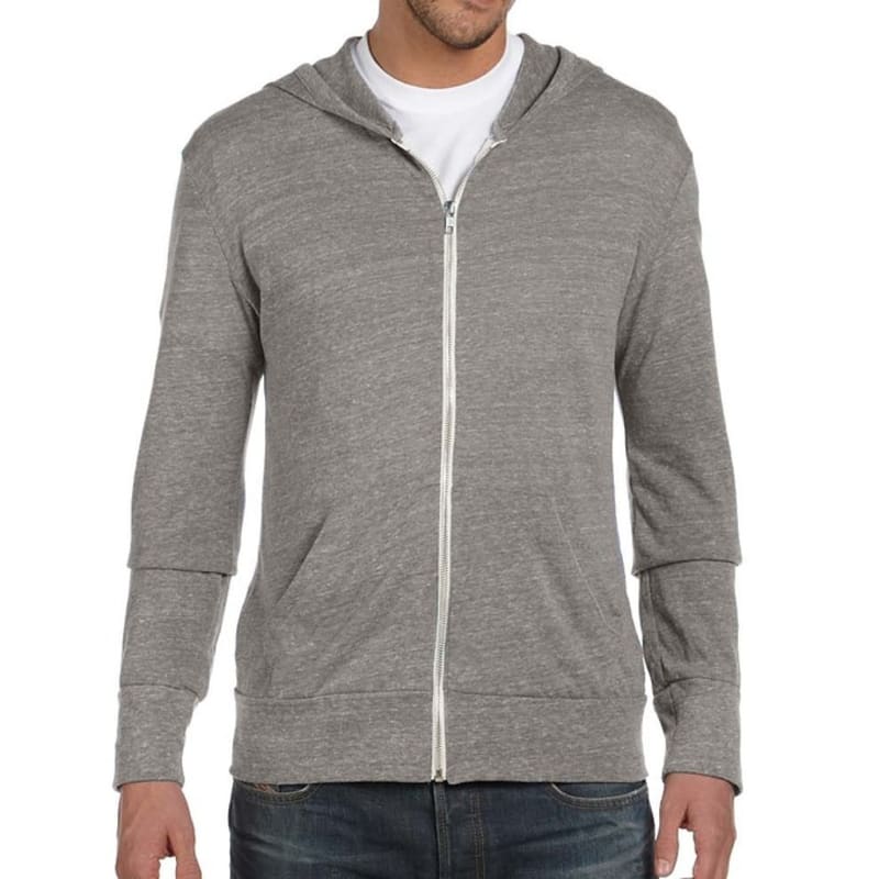 Alternative Mens Eco Long-Sleeve Zip Hoodie 2