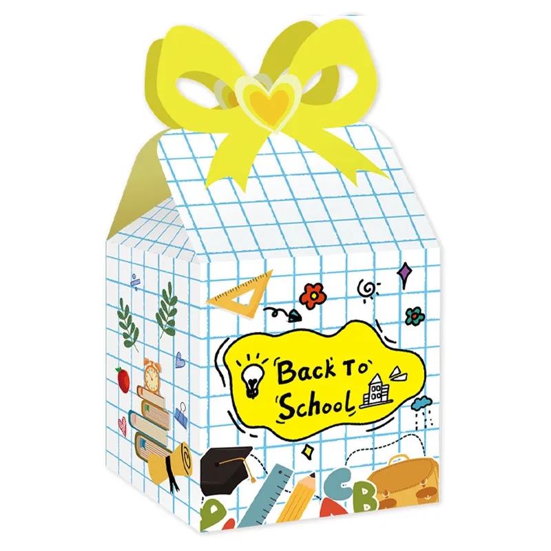 Back To School Party Gift Boxes With Bow 2