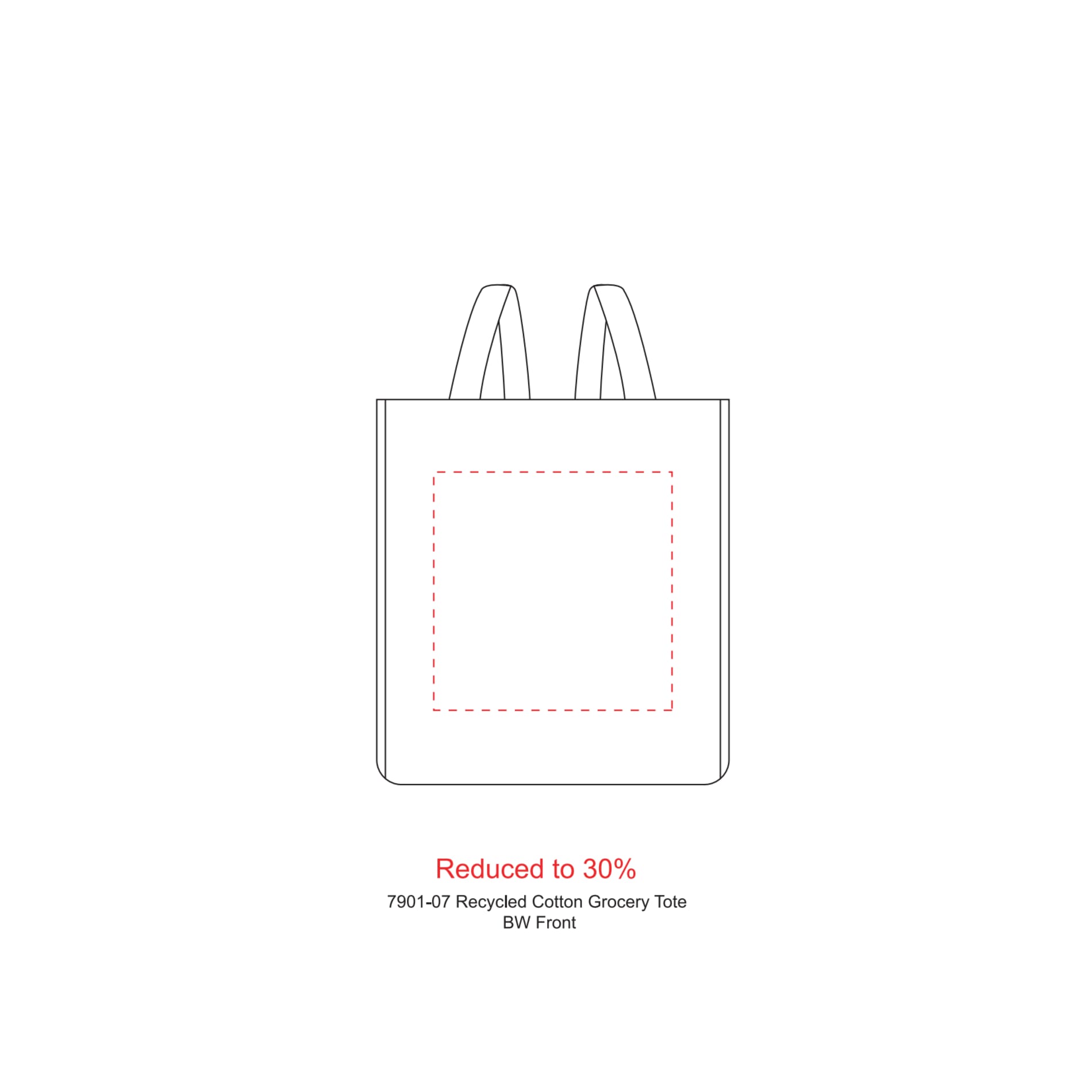 Recycled Cotton Grocery Tote 12