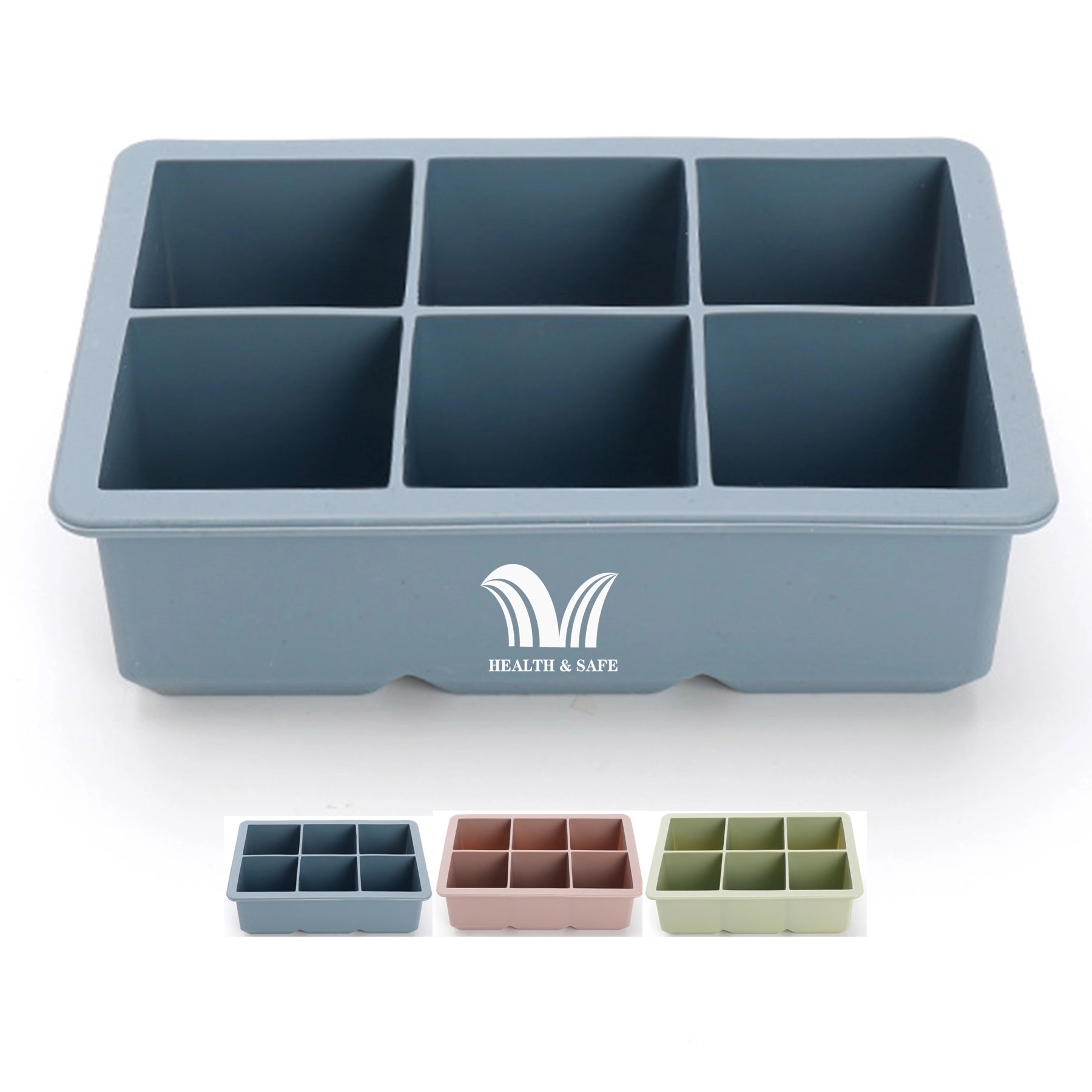 Silicone Big Ice Mold Tray For Drink 6