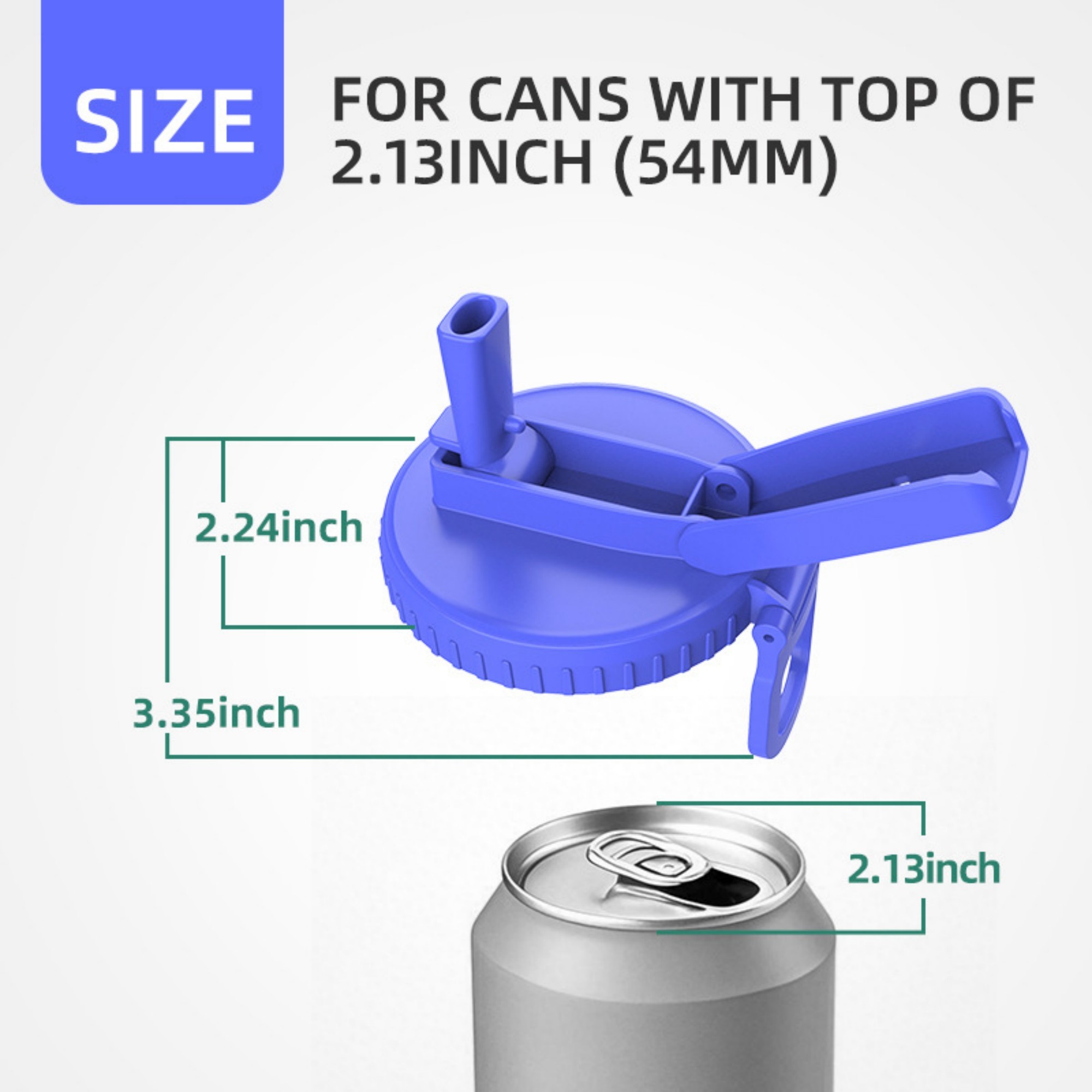 Soda Can LIDS With Straw 3