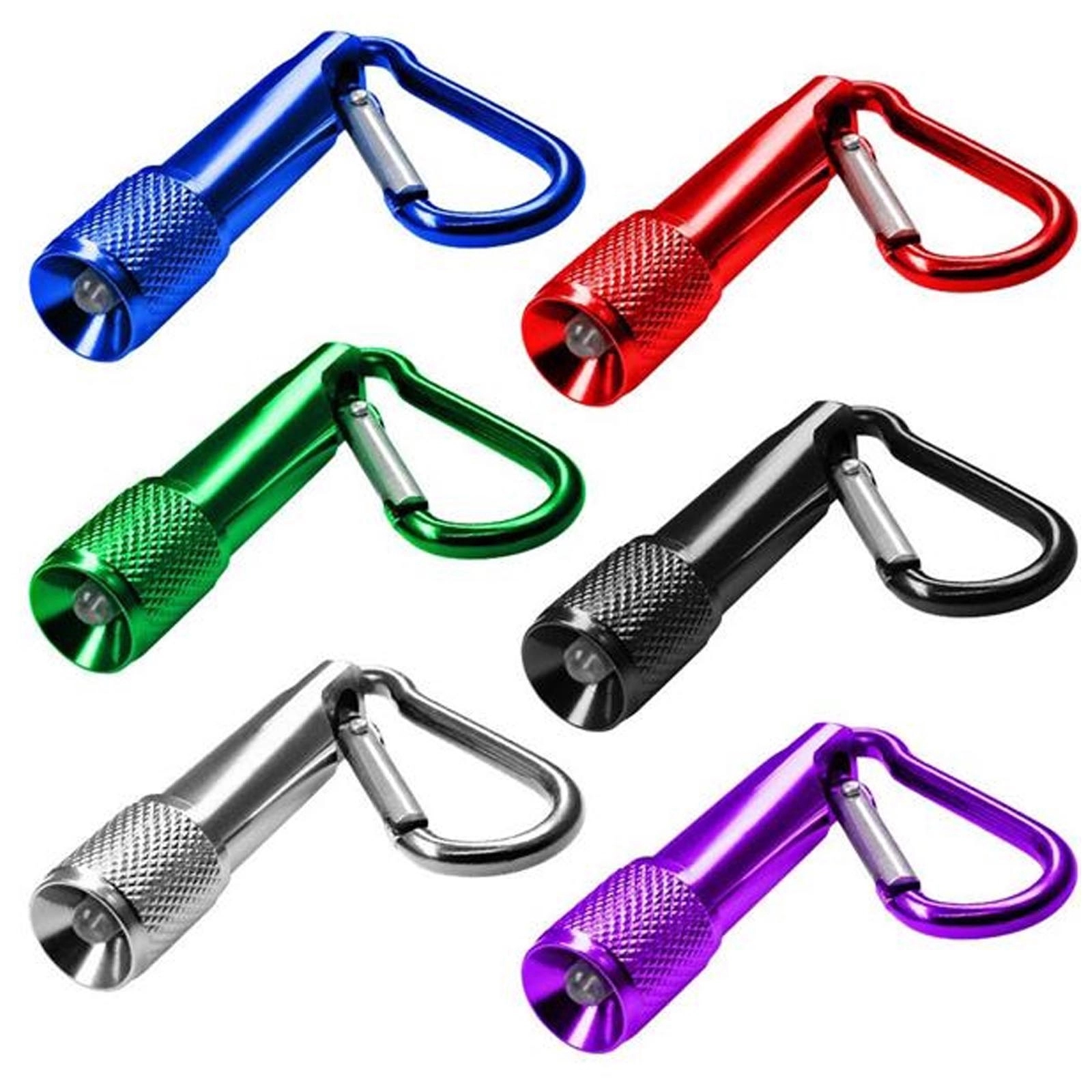 Mini Flashlight With Matching Carabiner Clip 1