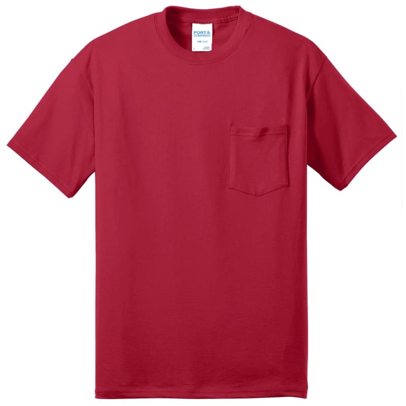 Port & Company Tall Core Blend Pocket Tee. 31