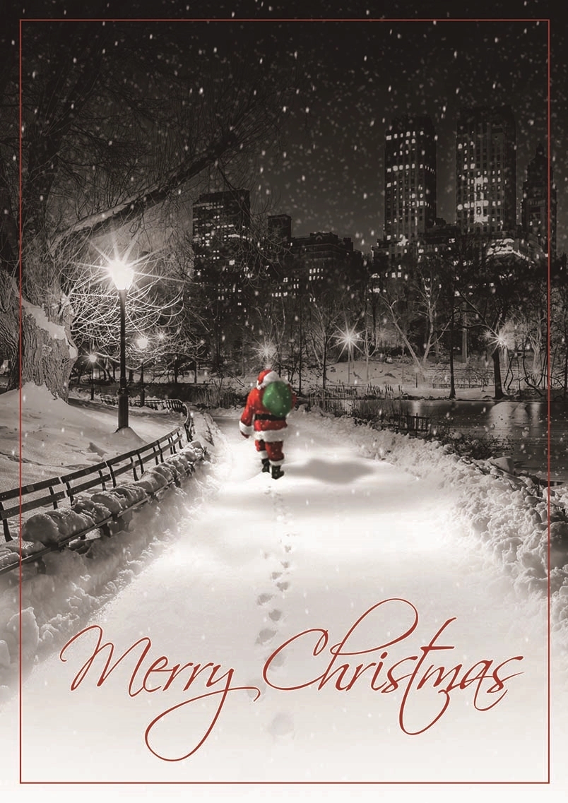 Midnight Santa Christmas Cards 2